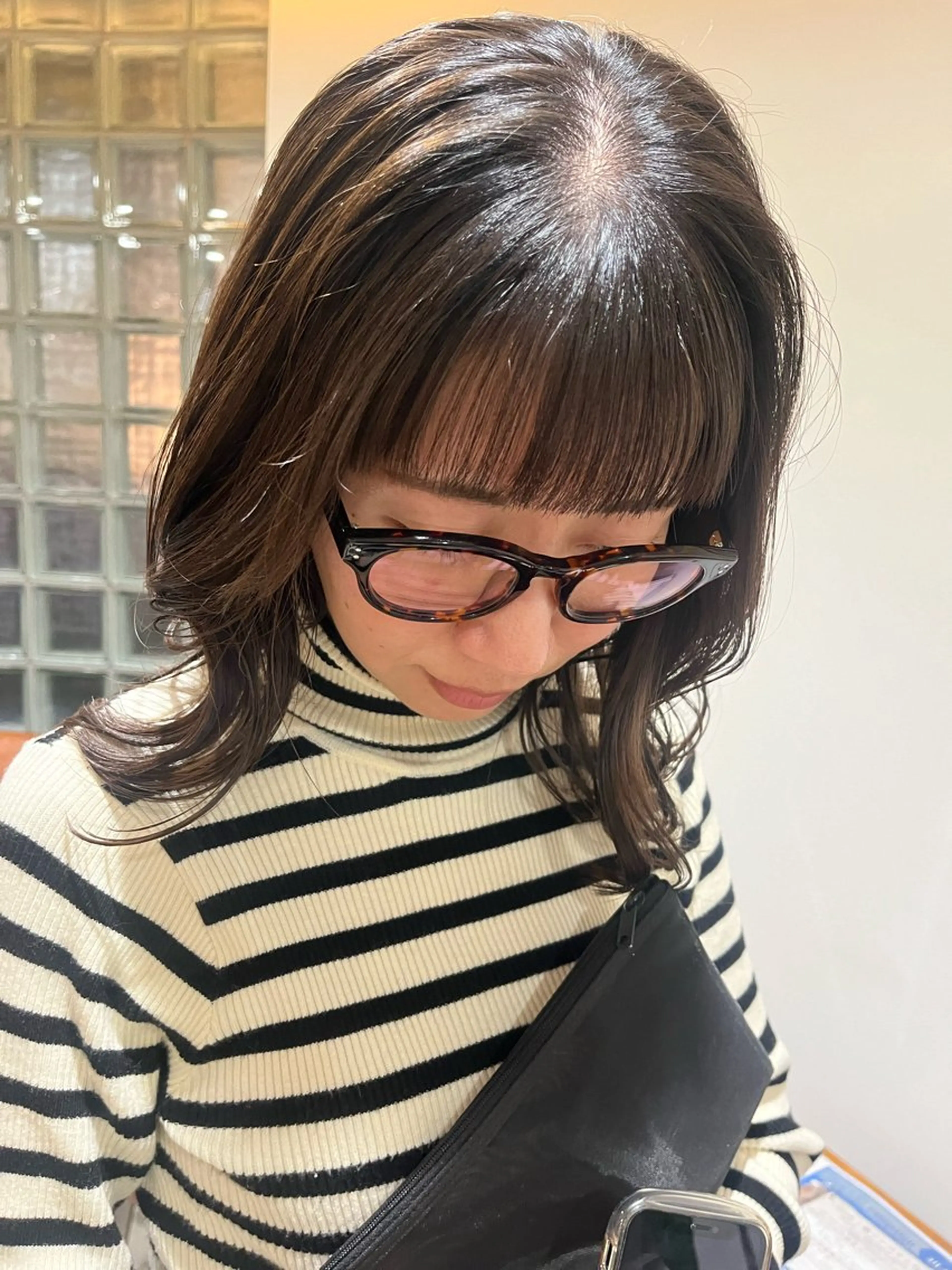 ミディアム 梅田美容室/カット /Maoのヘアスタイル