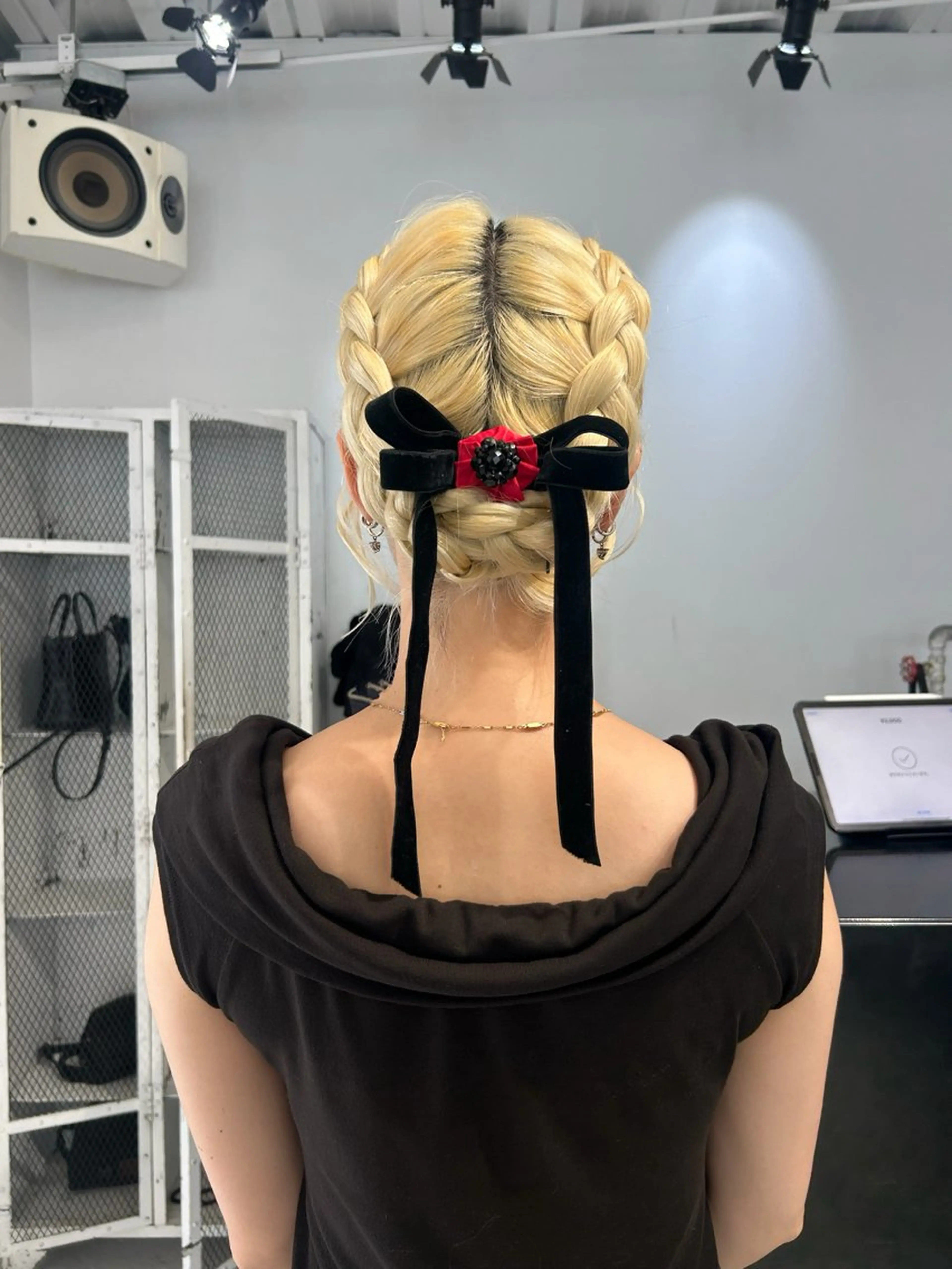 ヘアアレンジ 結婚式・ブライダル ケアブリーチ/原宿/ MOENOのヘアスタイル