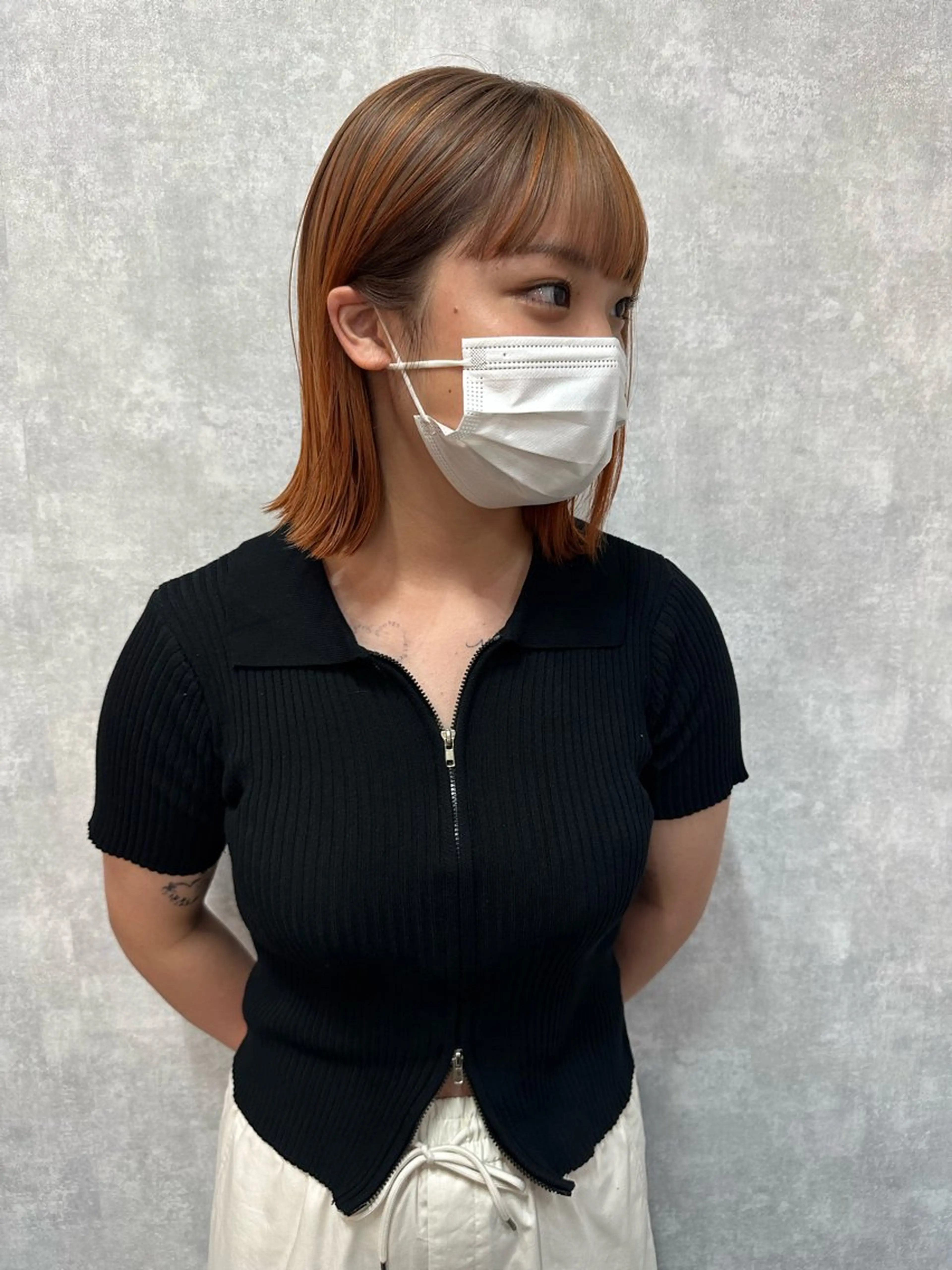 ショート 切りっぱなしボブ ショートボブ ハンサムショート 丸みショート ボブ ヘアカラー モテ髪/ボブ/ショー ト/アダチフウトのヘアスタイル