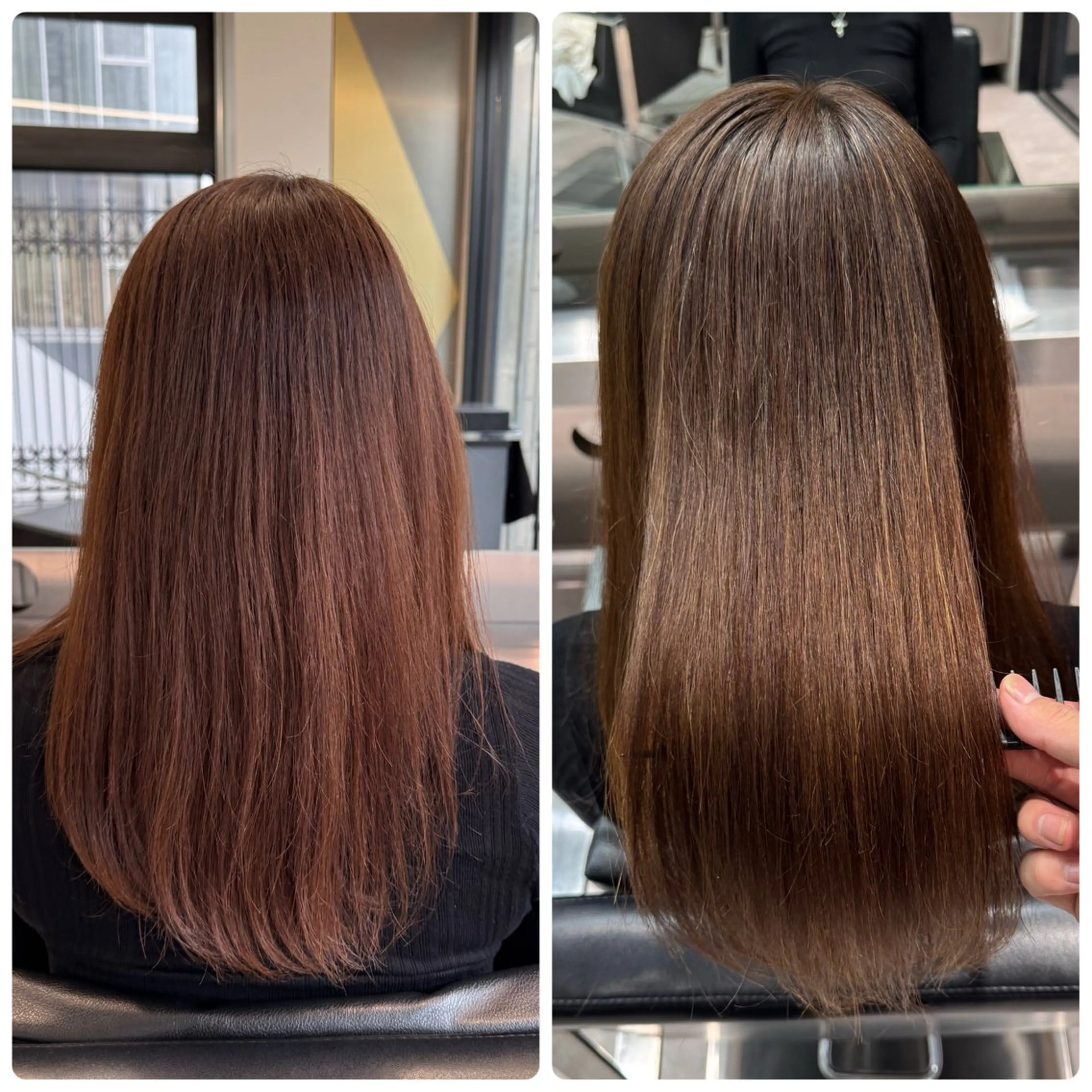 ロング パーマ ストレートパーマ 北村 岳久翔のヘアスタイル