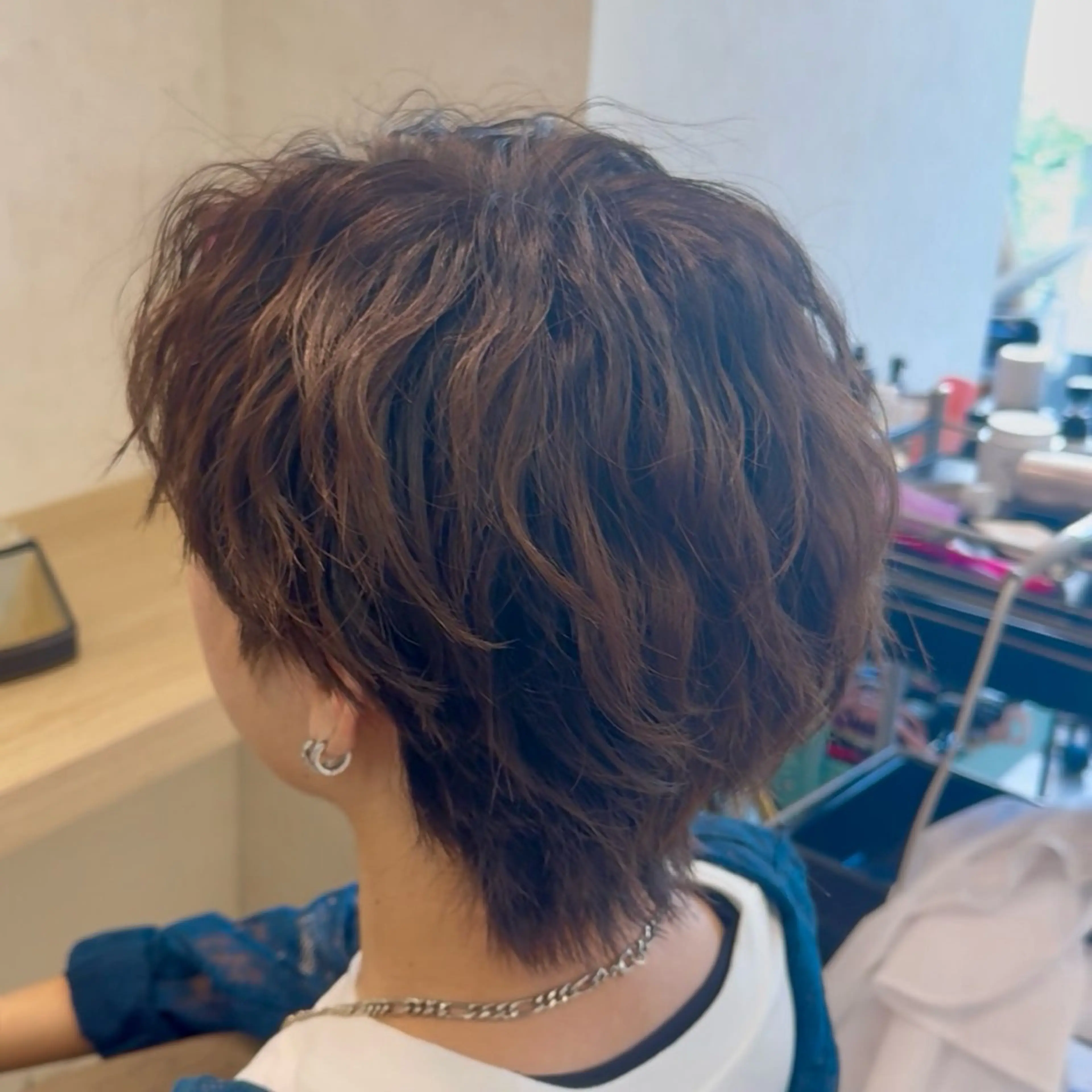 ヘアアレンジ メンズ センターパート メンズカット/ うる艶縮毛矯正/僚汰のヘアスタイル