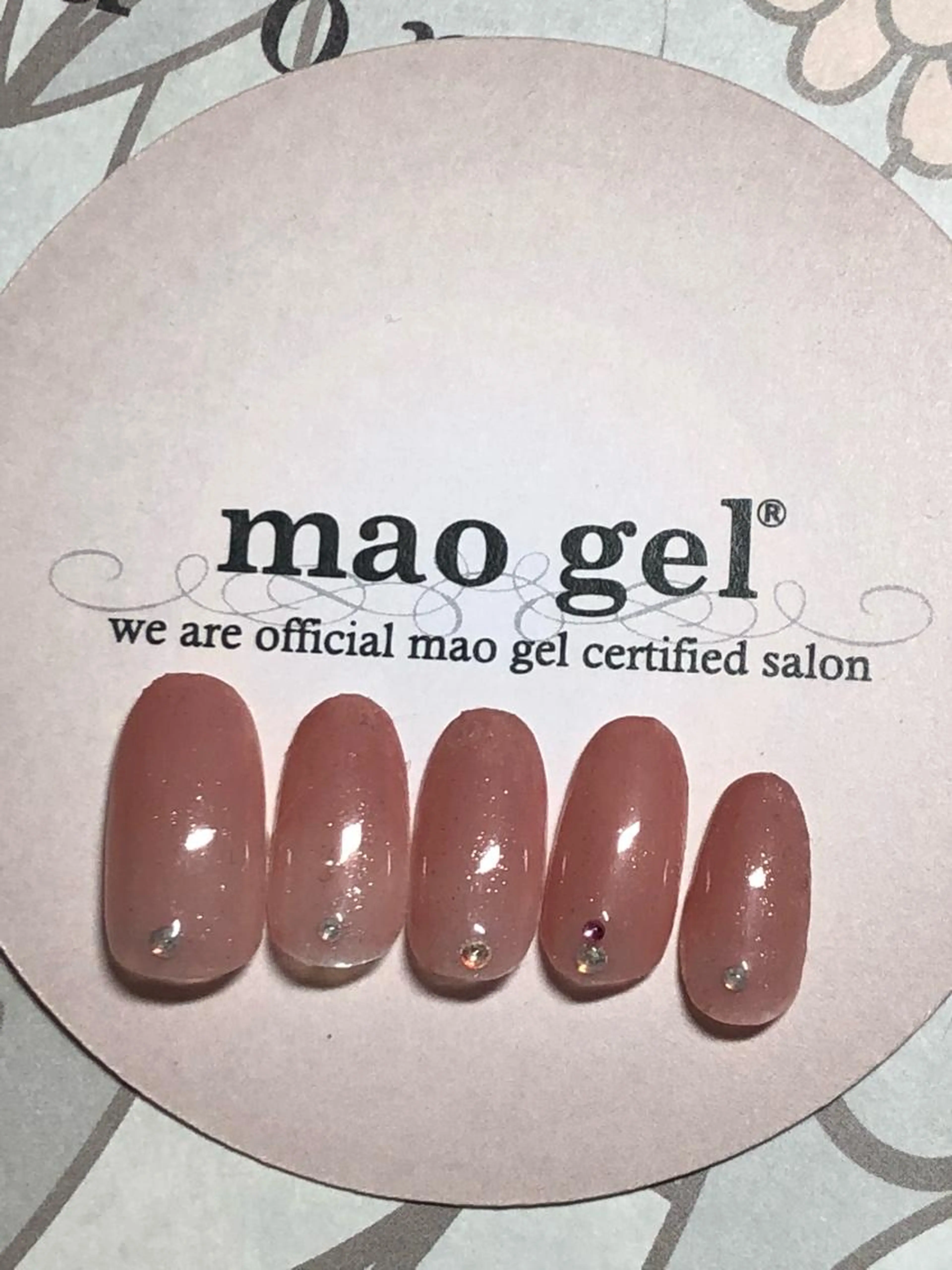 mao gelワンカラーの写真