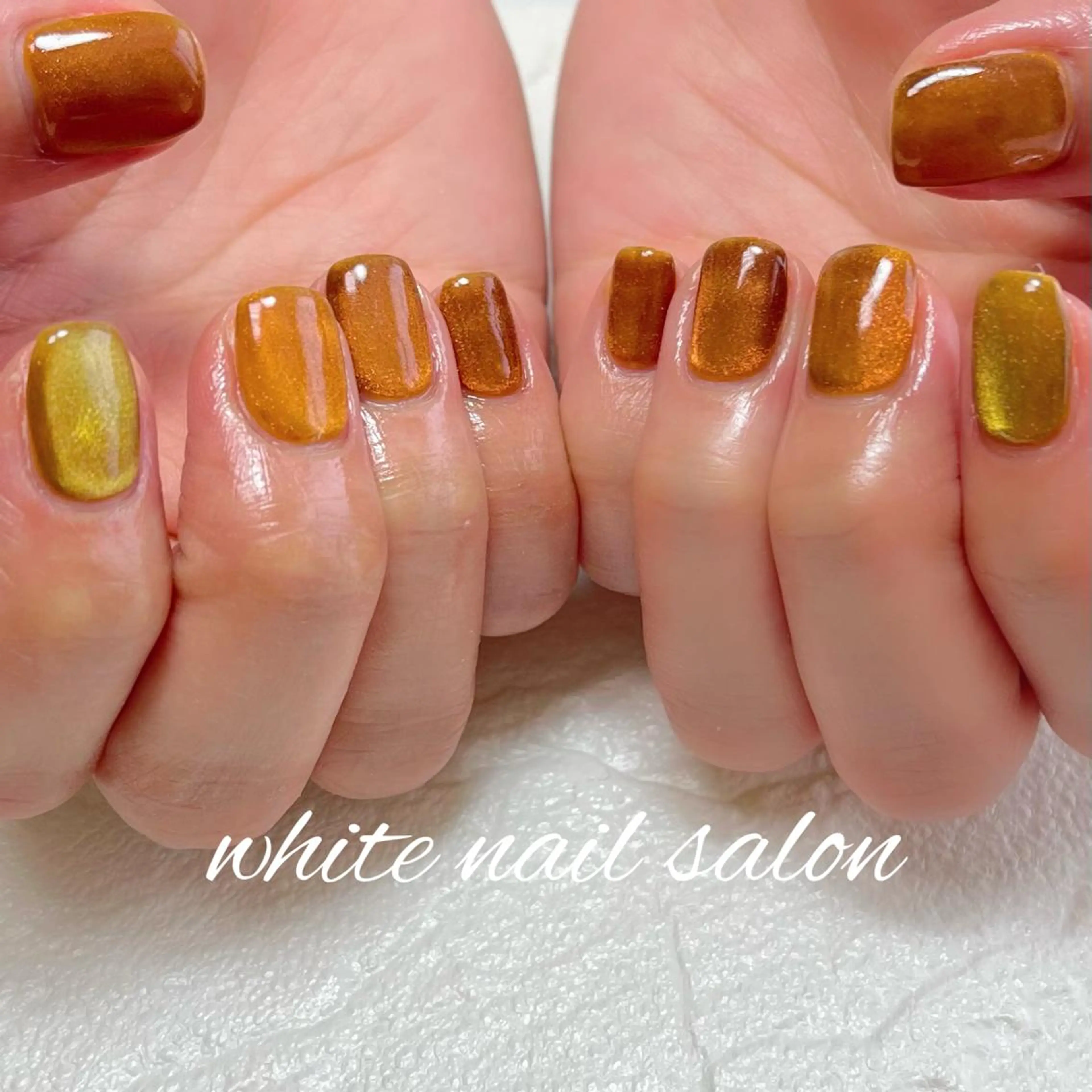ネイル フットネイル ジェルネイル ハードジェル ラメ(グリッター) 持ち込み ハンドネイル white nail salonのネイルデザイン