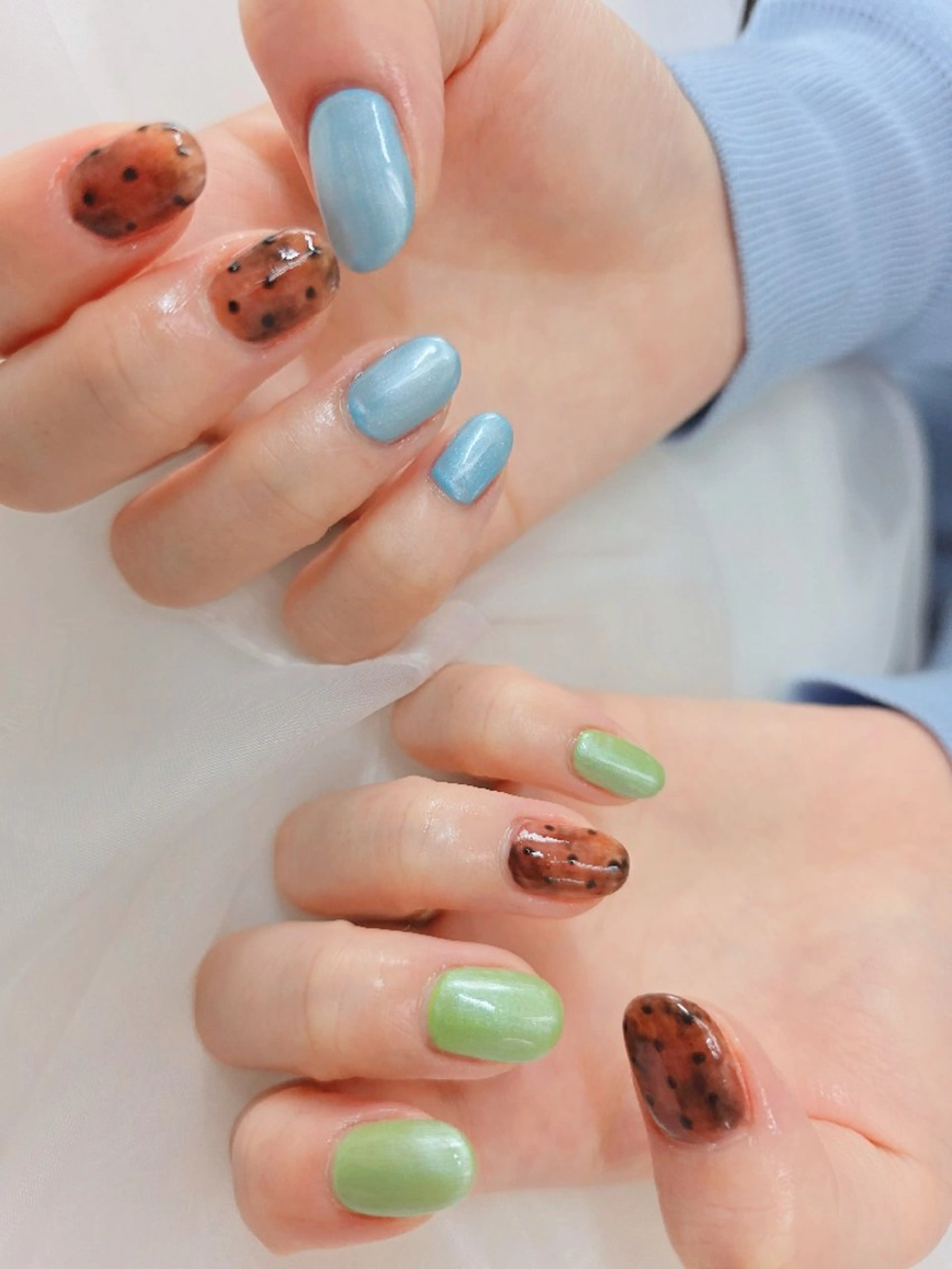 ネイル べっ甲ネイル B.BROW ネイルのネイルデザイン