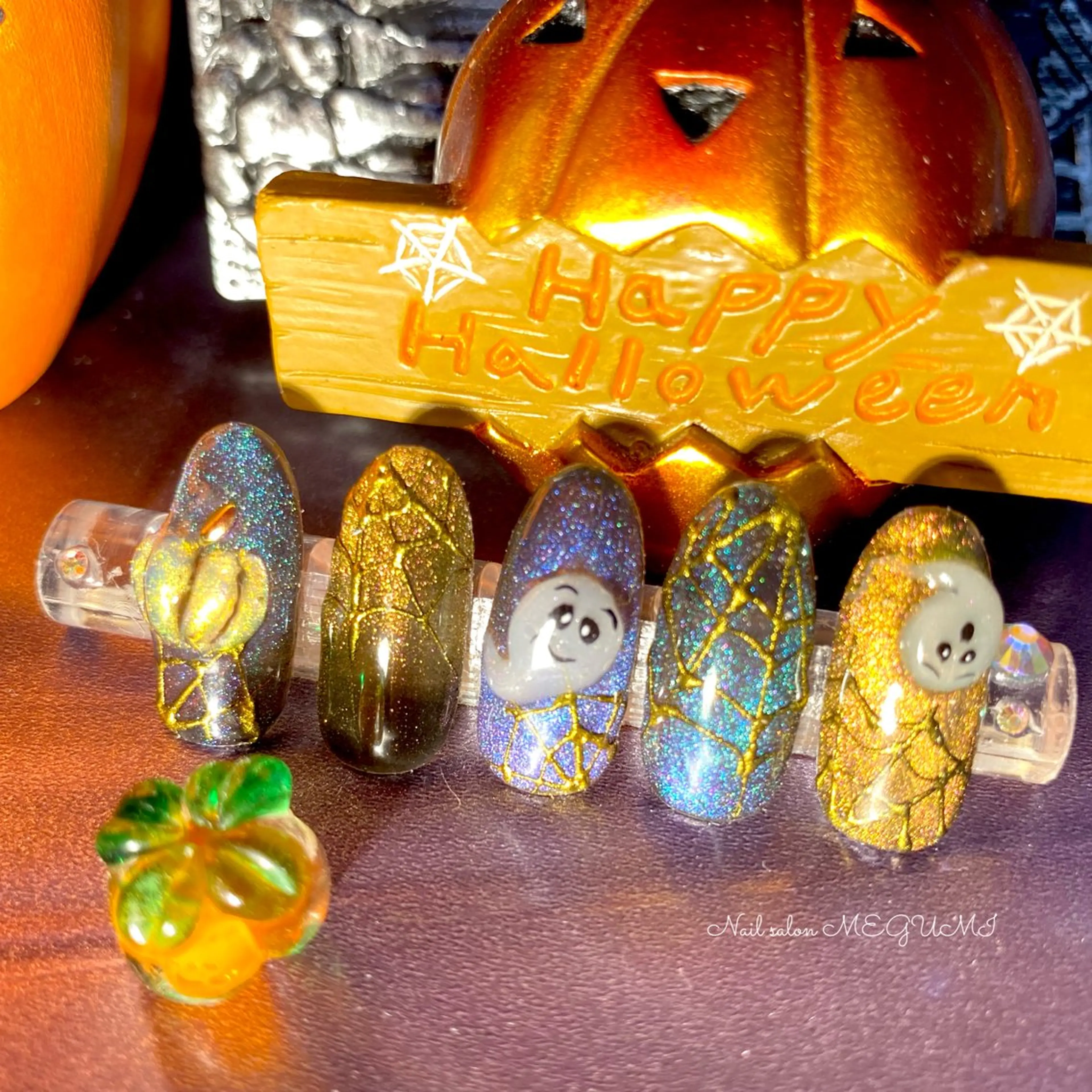 ネイル ハロウィン Nail salon MEGUMIのネイルデザイン
