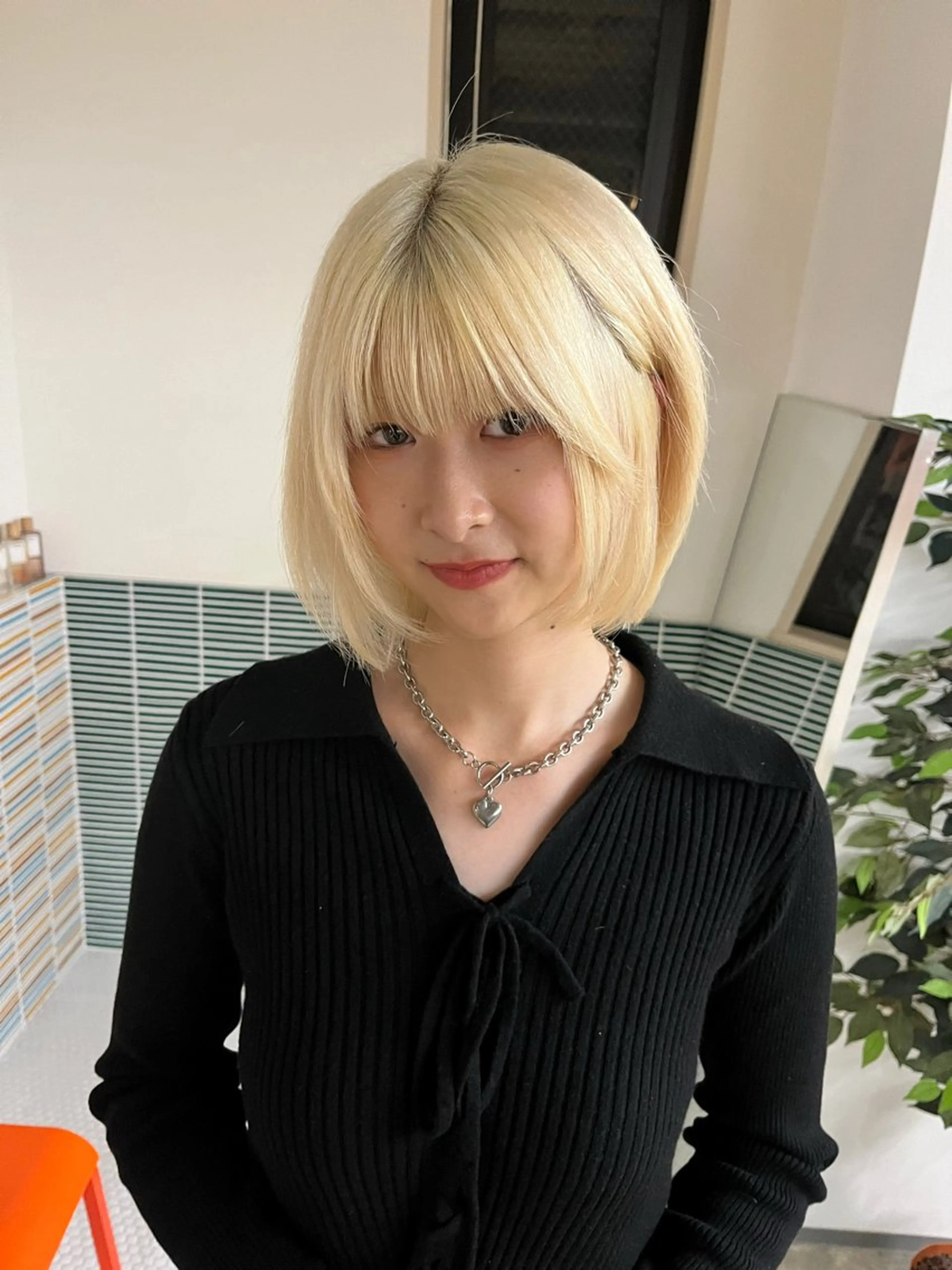 ショート カラー ブリーチ ブリーチ矯正/ ブリーチ特化mikaのヘアスタイル