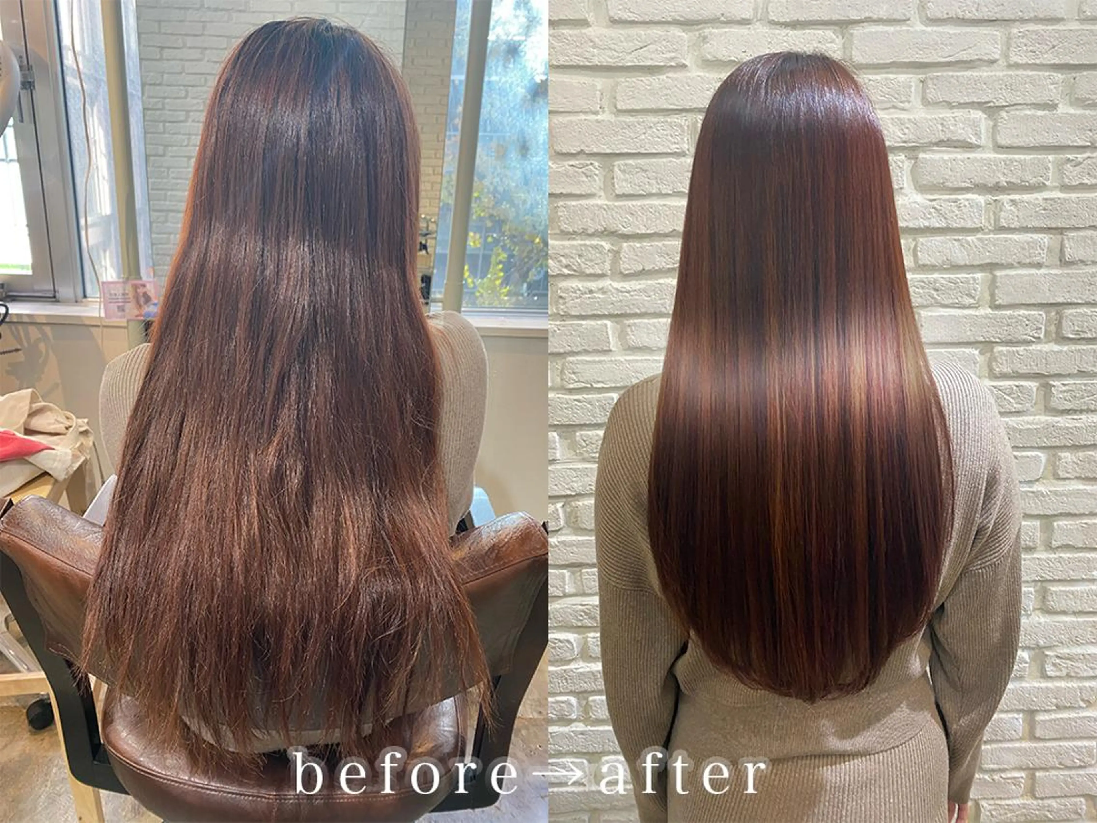 ロング カラー パーマ アディクシーカラー アクアカラー バレイヤージュ ブリーチ ケアブリーチ newi大分 /髪質改善のヘアスタイル