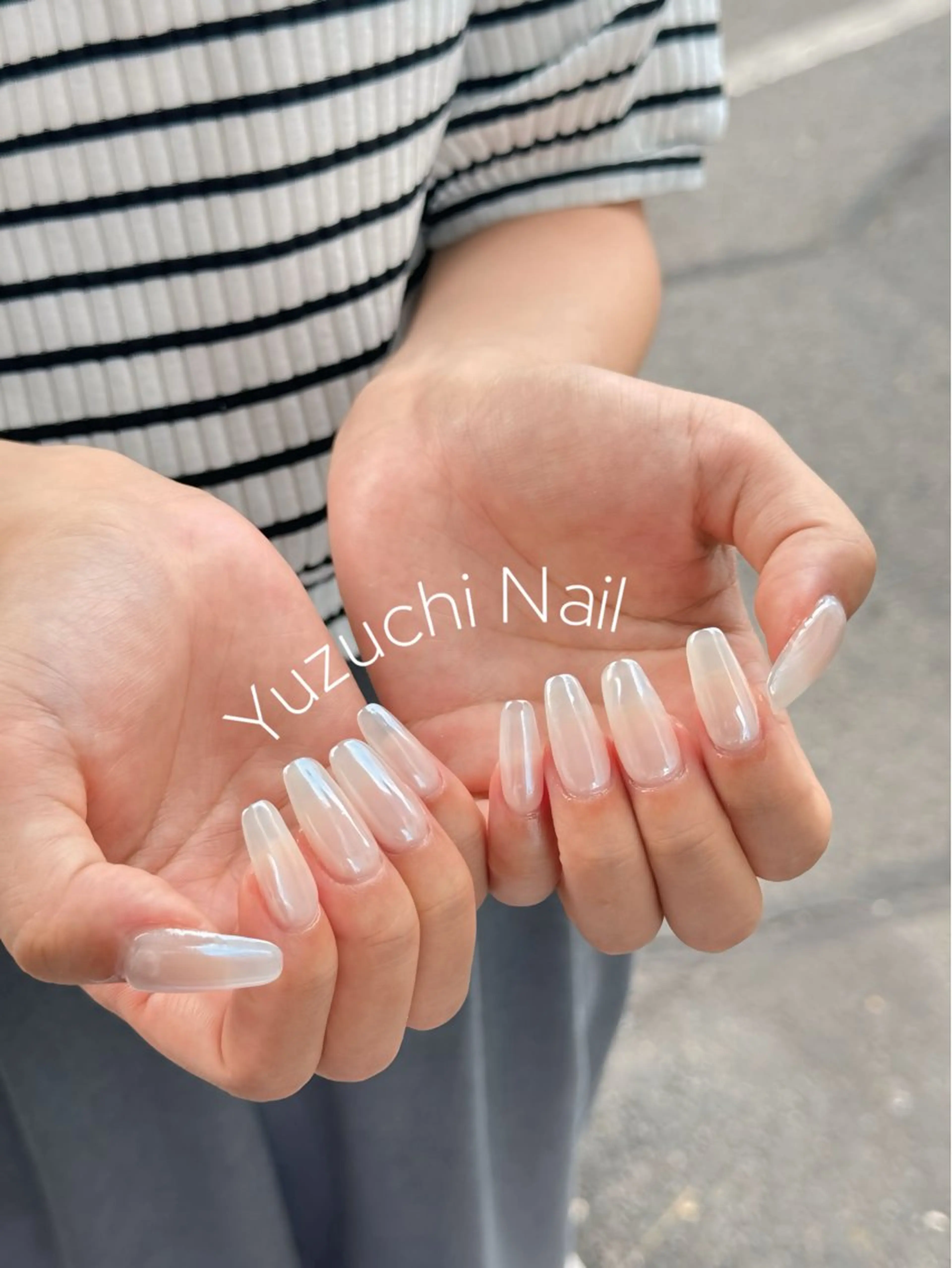 ネイル フットネイル 夏ネイル ワンホンネイル ハンドネイル ハンドケア Yuzuchi Nailのネイルデザイン
