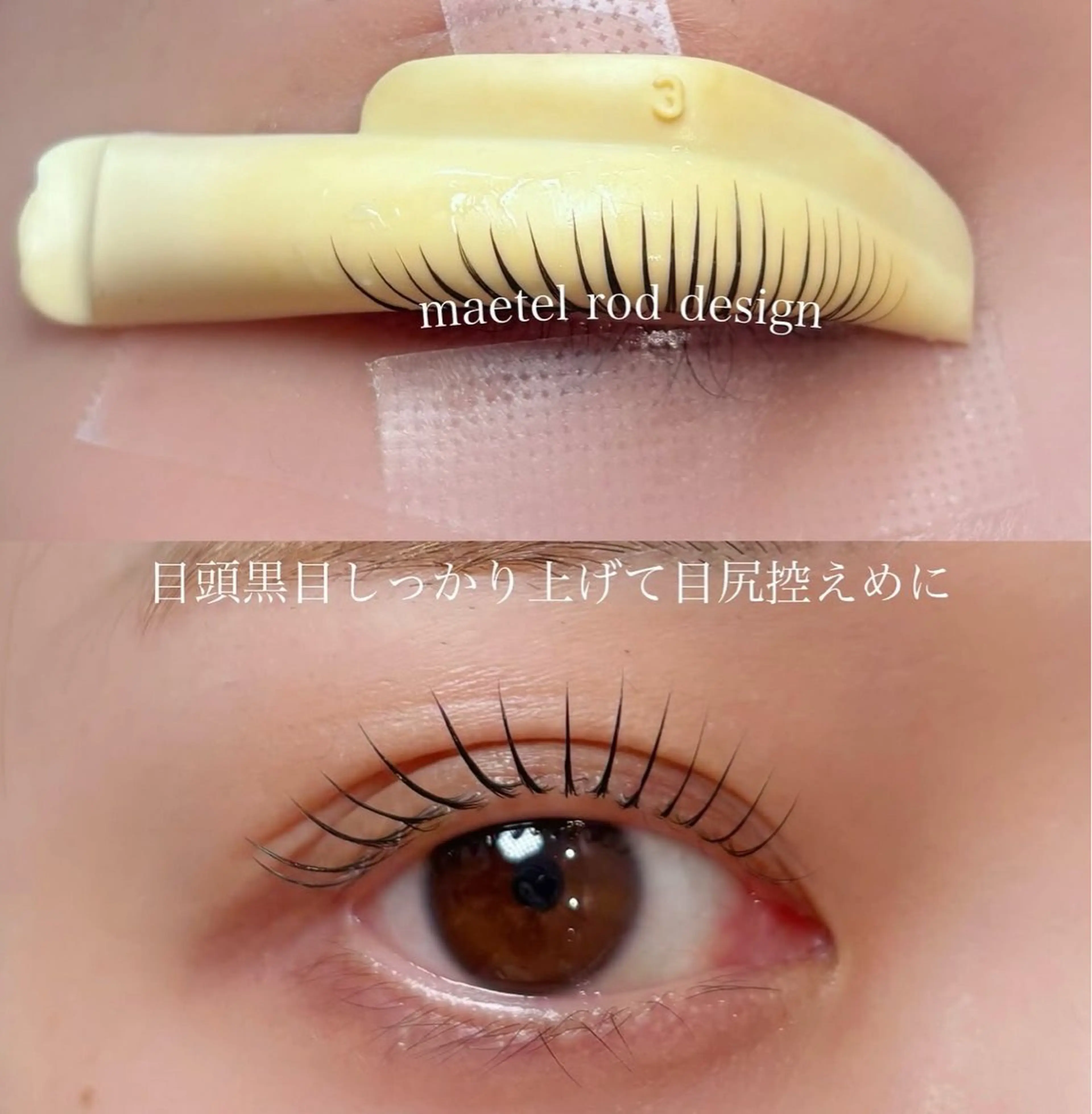 メーテルラッシュリフト、美容液付の写真