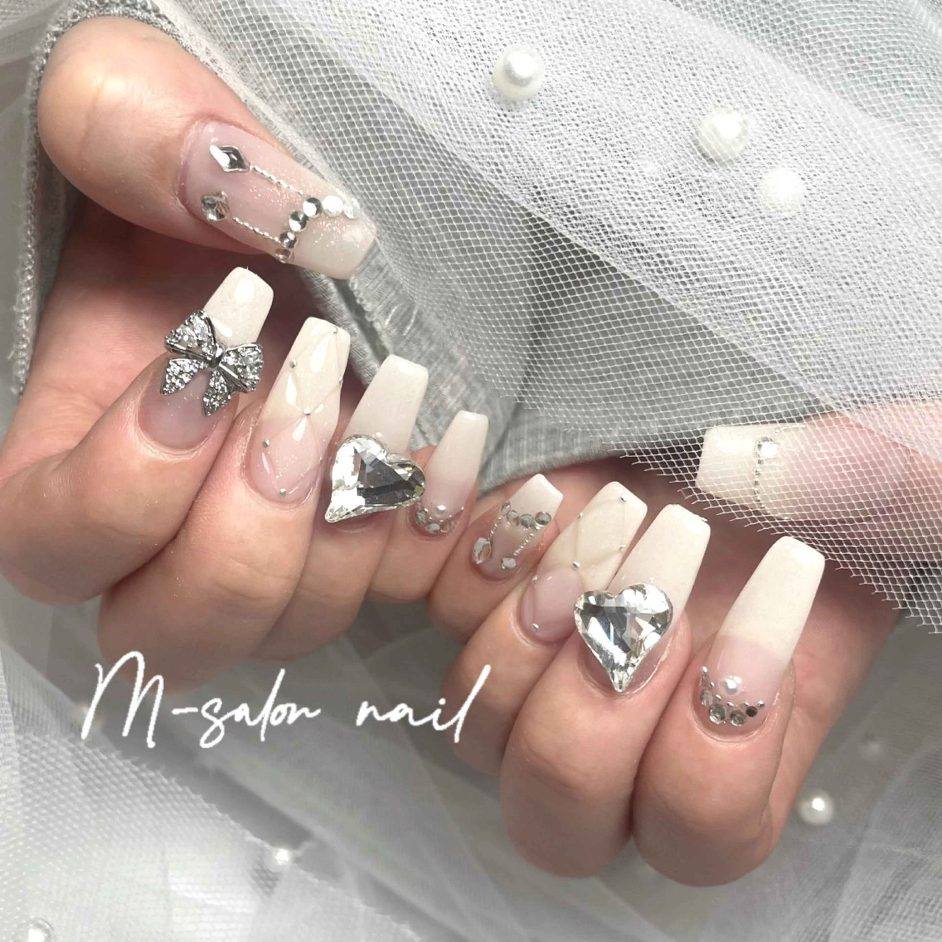 ネイル ハンドネイル 韓国/網紅/パーツ M-salonのネイルデザイン