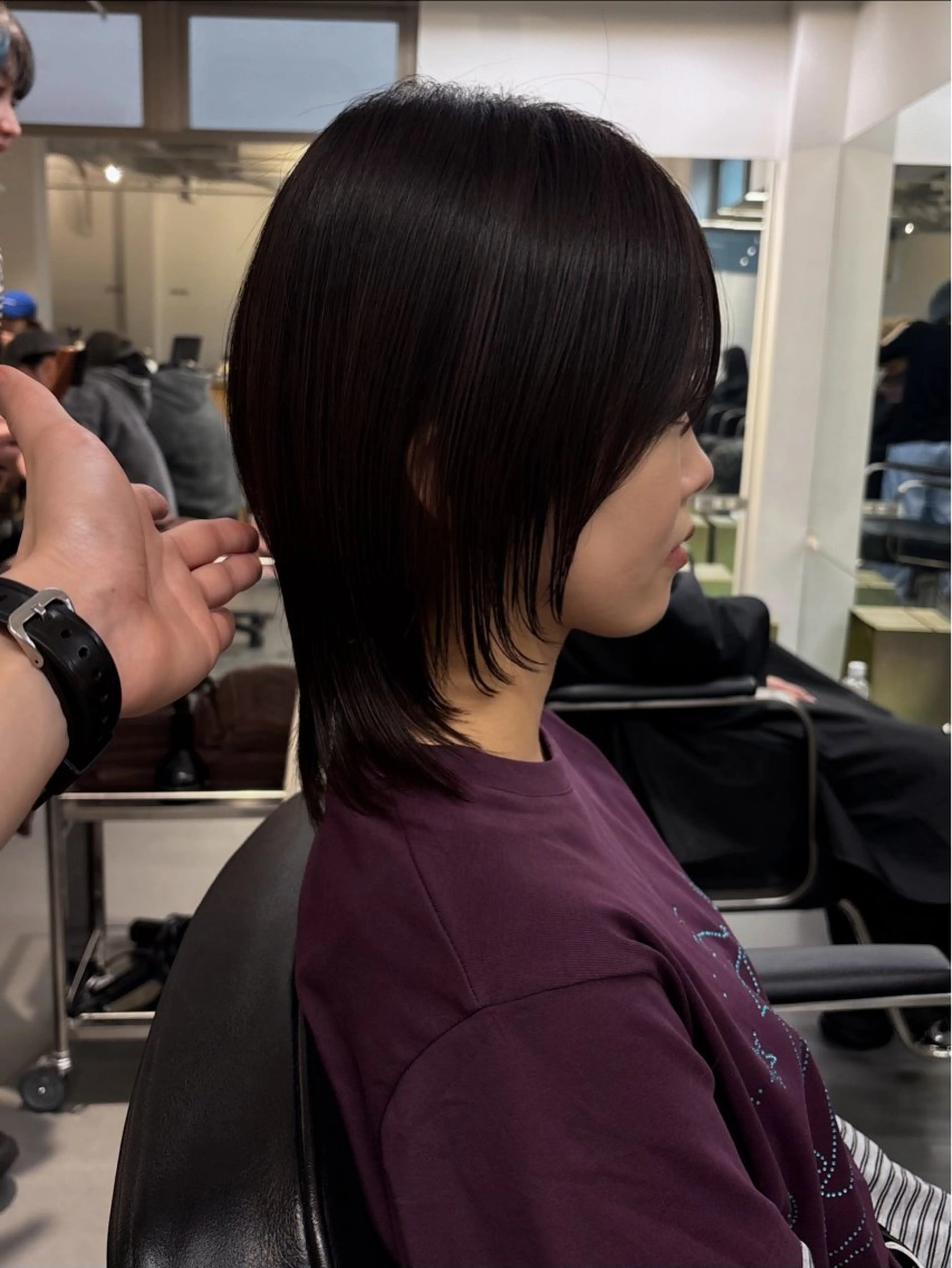 ミディアム カラー カット ヘアカラー 村田 りょうやのヘアスタイル