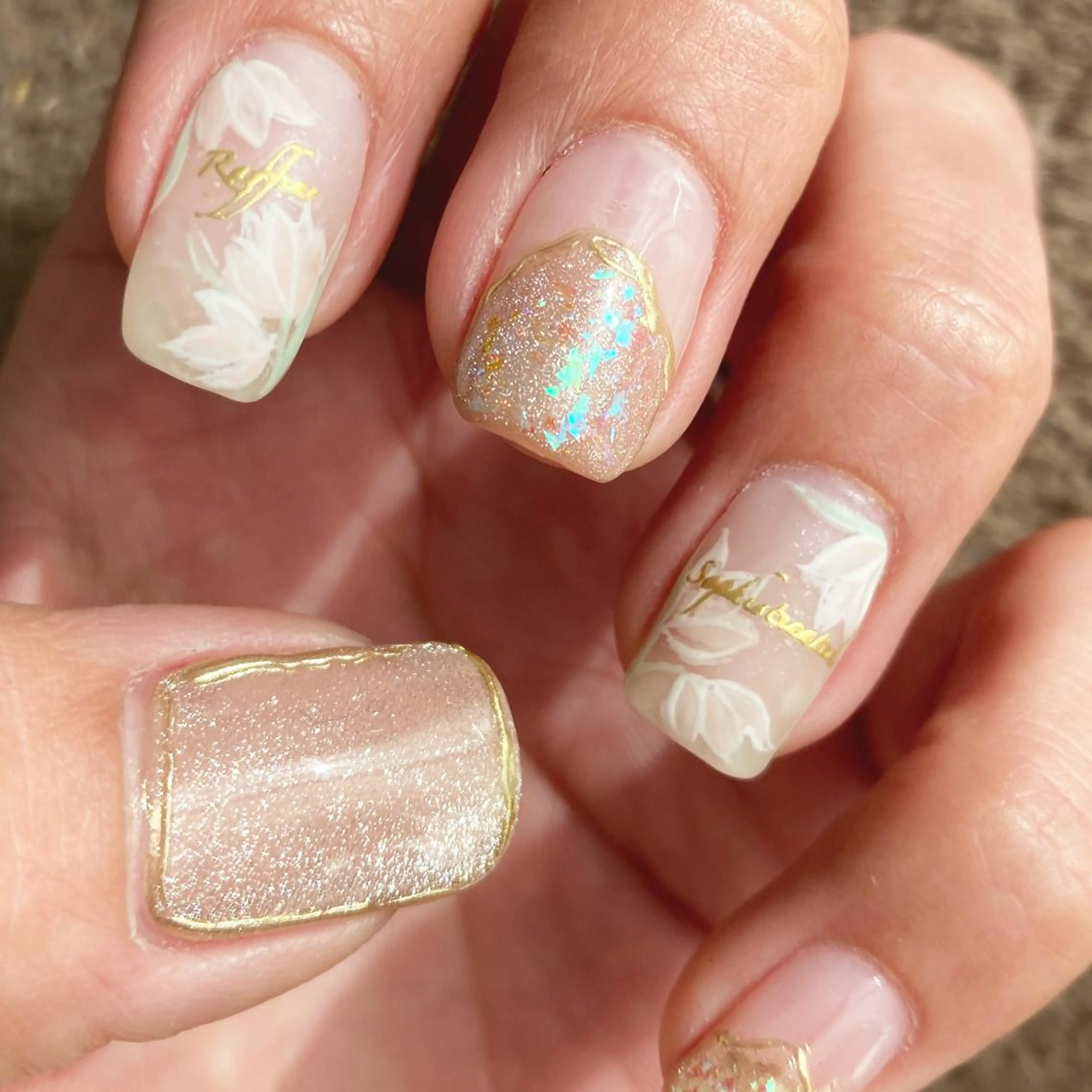 大人気‼︎マグネットジェル🧲でワンカラー✨の写真