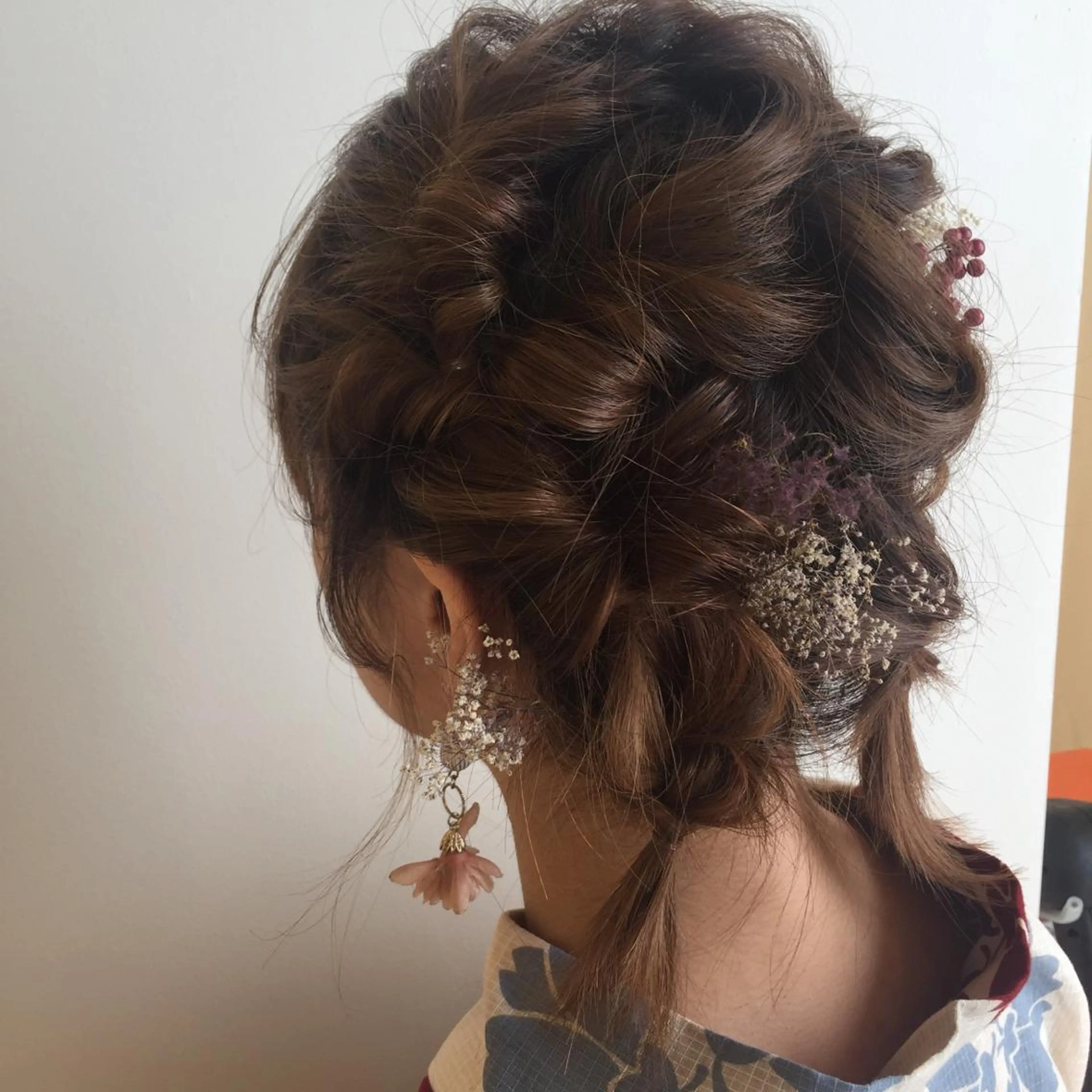 ミディアム ヘアアレンジ 似合わせ.ﾍｱｾｯﾄ 得意🌹井上美沙のヘアスタイル