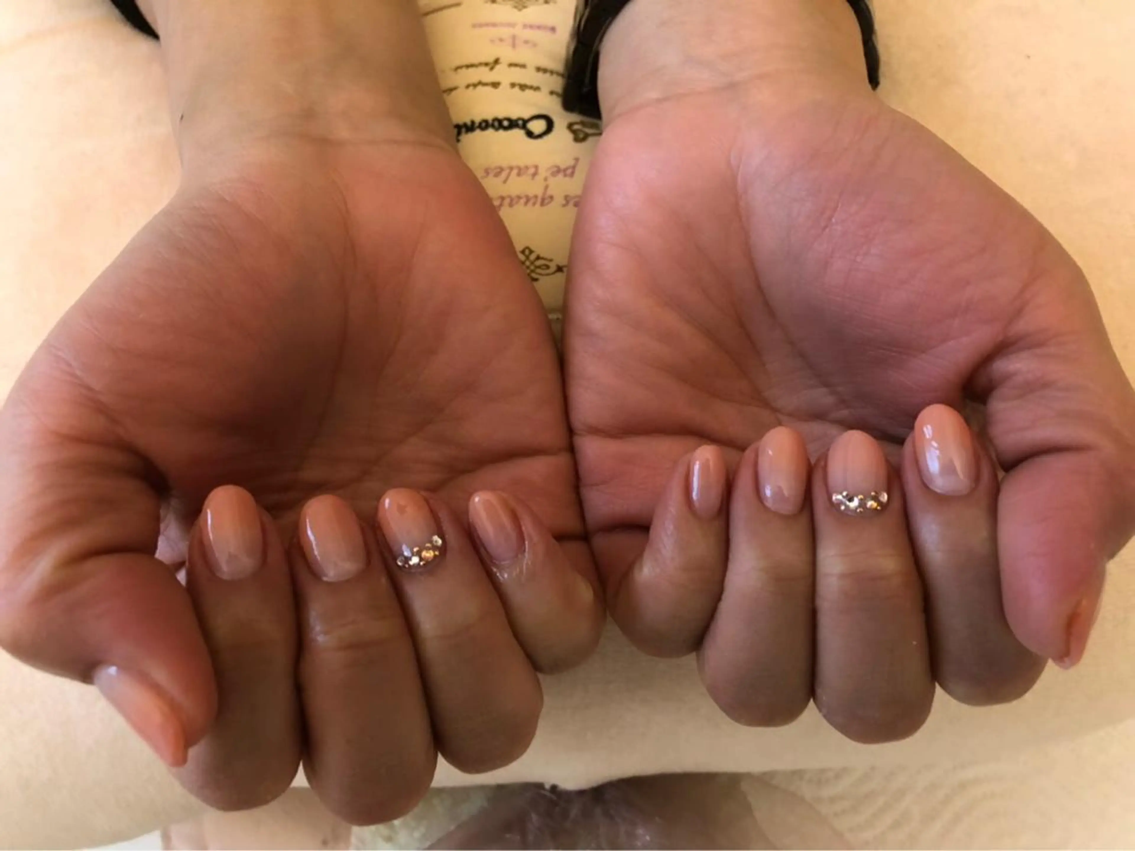 ネイル ストーンネイル Nail Salon Rinoaのネイルデザイン