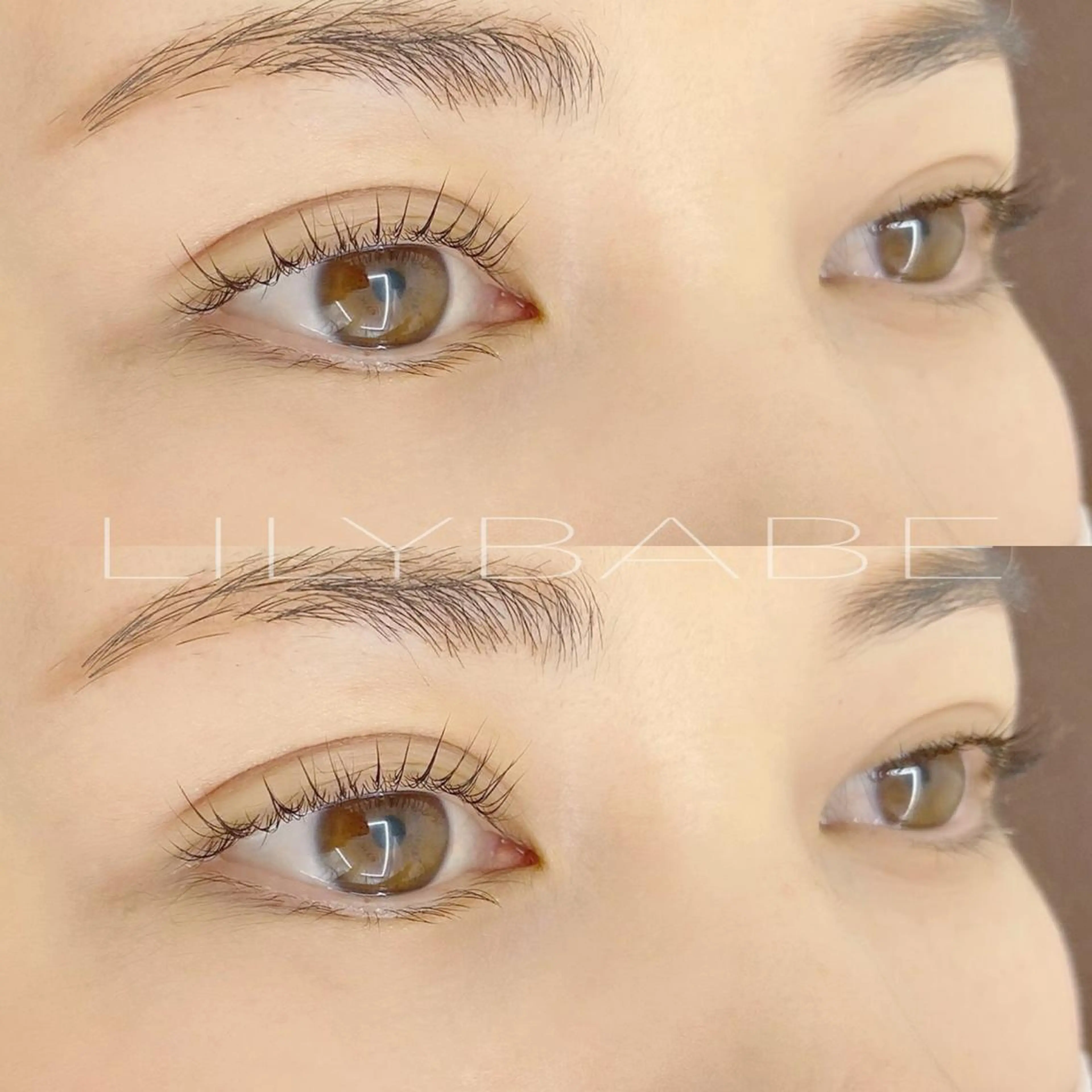 マツエク・マツパ パリジェンヌラッシュリフト LILY BABEのマツエク・マツパデザイン