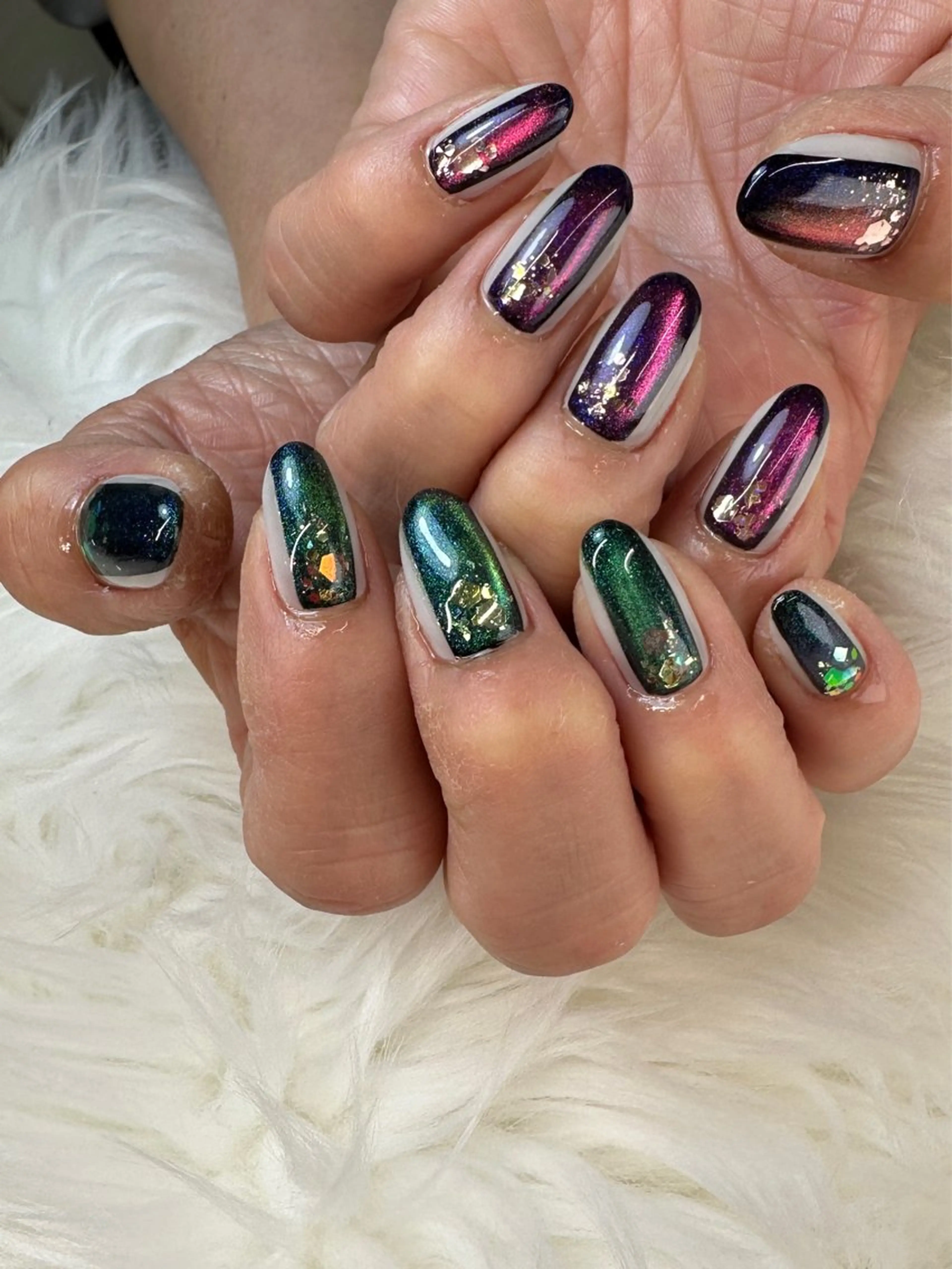 ネイル マグネットネイル ハンドネイル Nail ameria megu所属・ameria meguのネイルデザイン