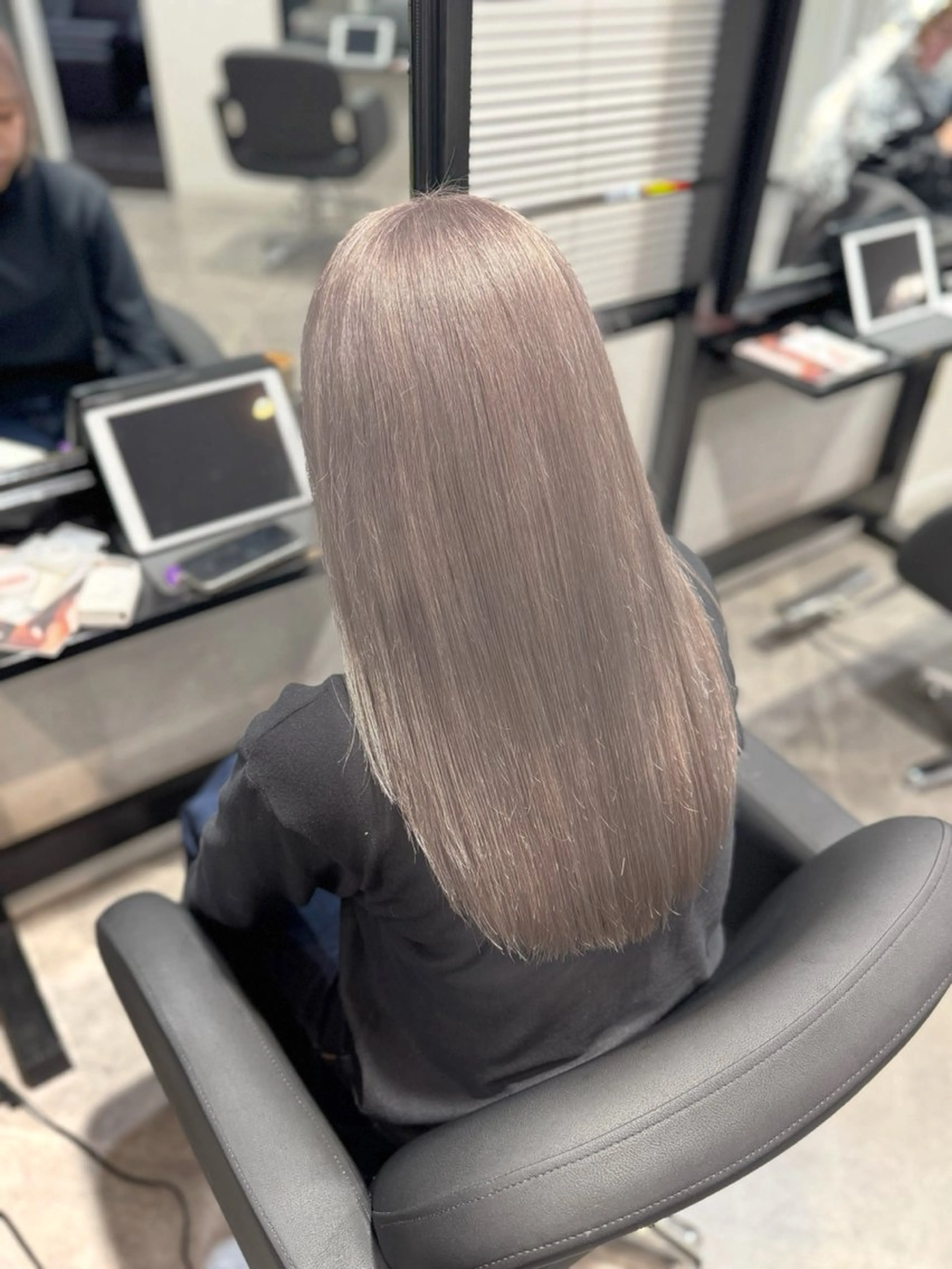 セミロング カラー ヘアカラー ai 梅田/暖色カラーのヘアスタイル