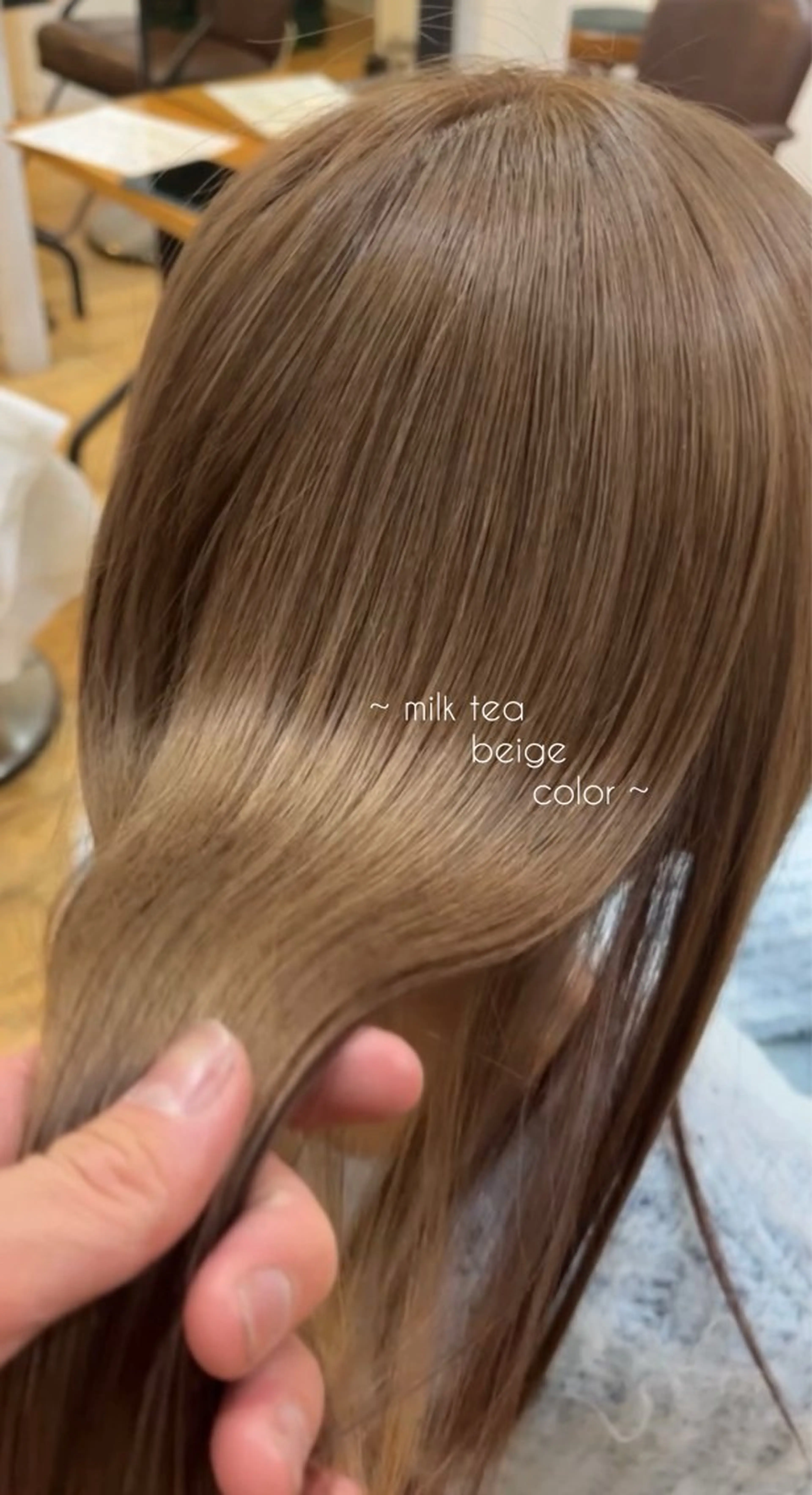 セミロング カラー 🐻艶髪ヘア/韓国風 /隈河🐻のヘアスタイル