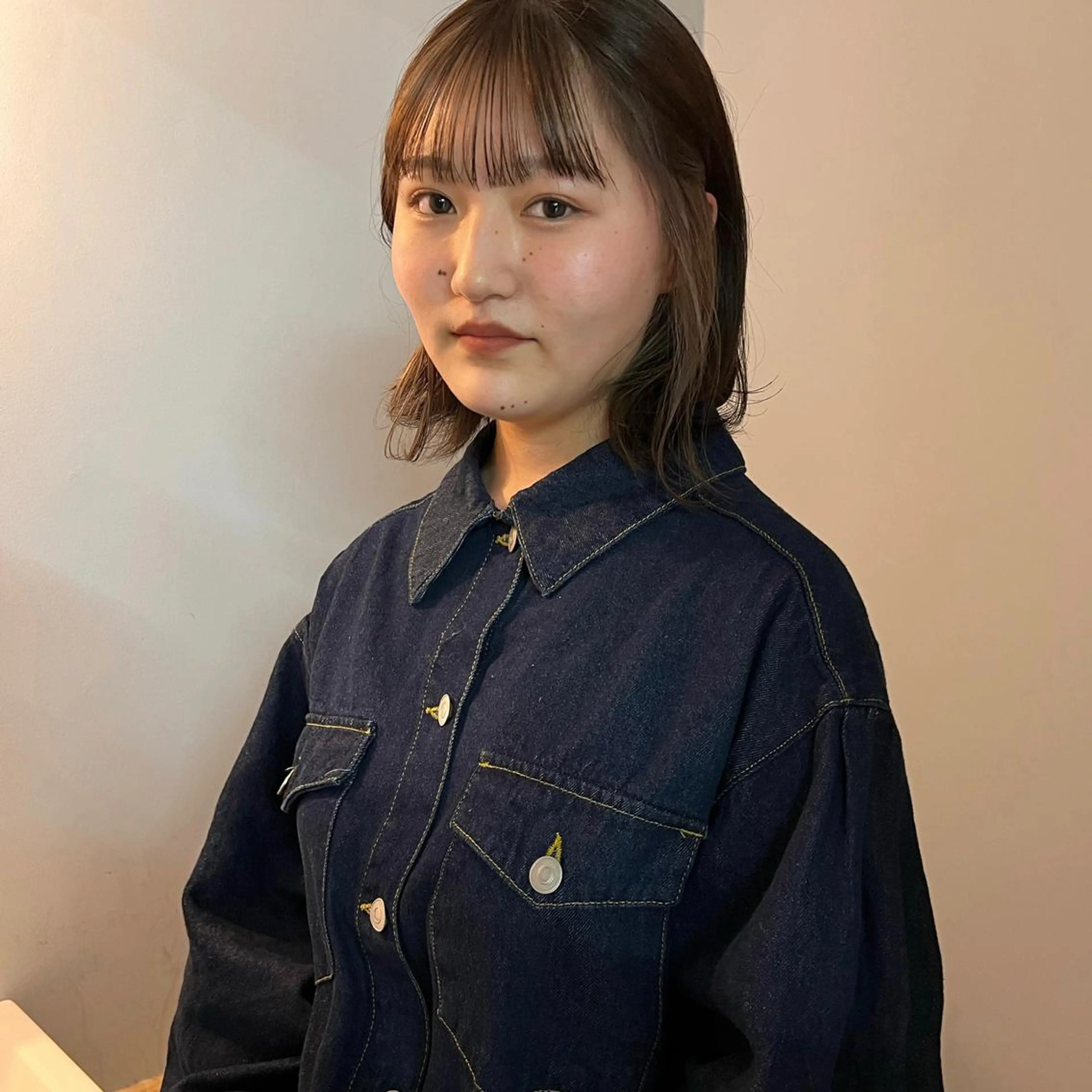 ミディアム カラー 舟橋耀/ブリーチカラ ー/レイヤーカットのヘアスタイル