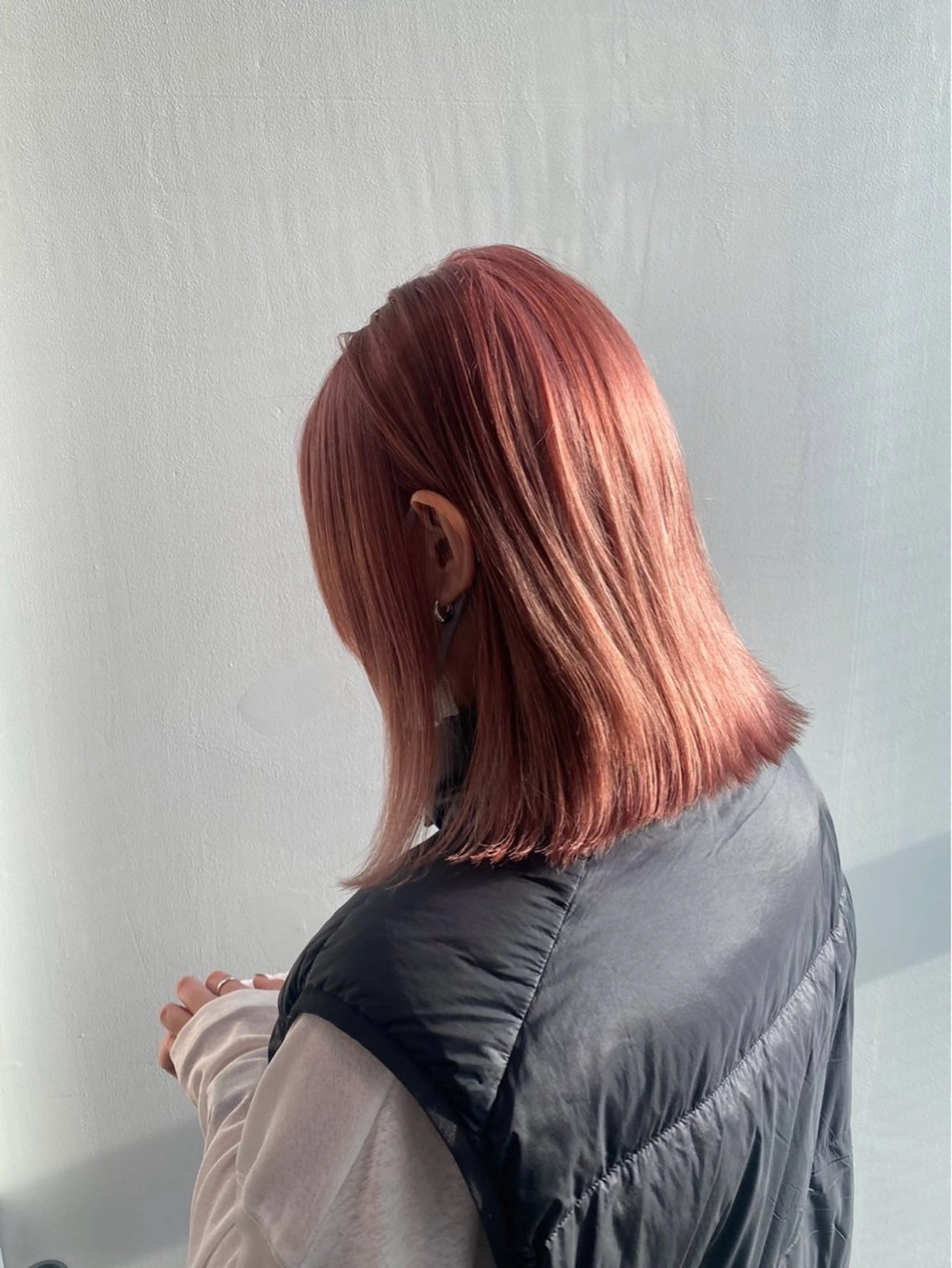 ケアブリーチ➕ケア艶カラー➕3stepトリートメントの写真