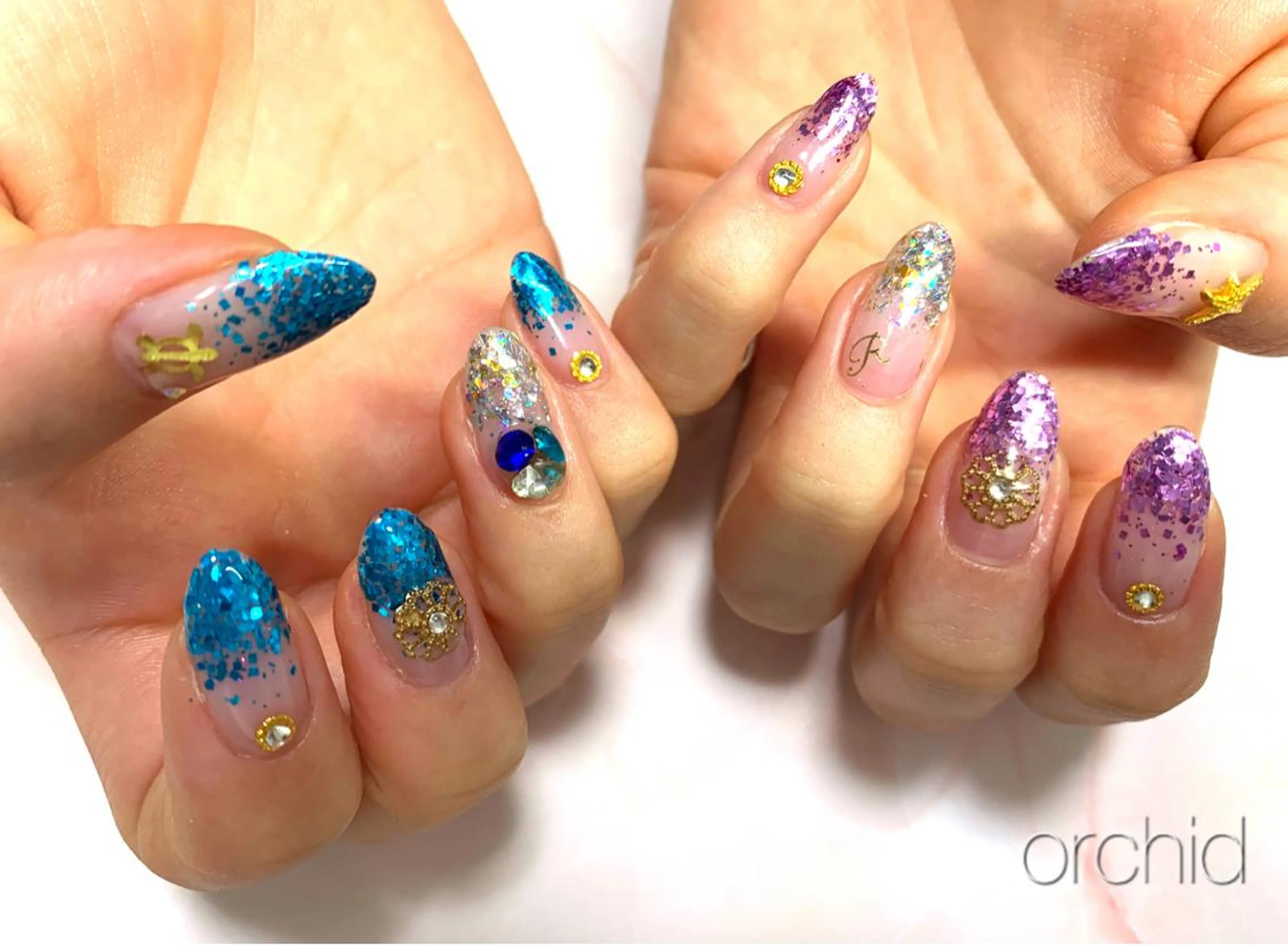 ネイル orchid ♡オーキッドのネイルデザイン