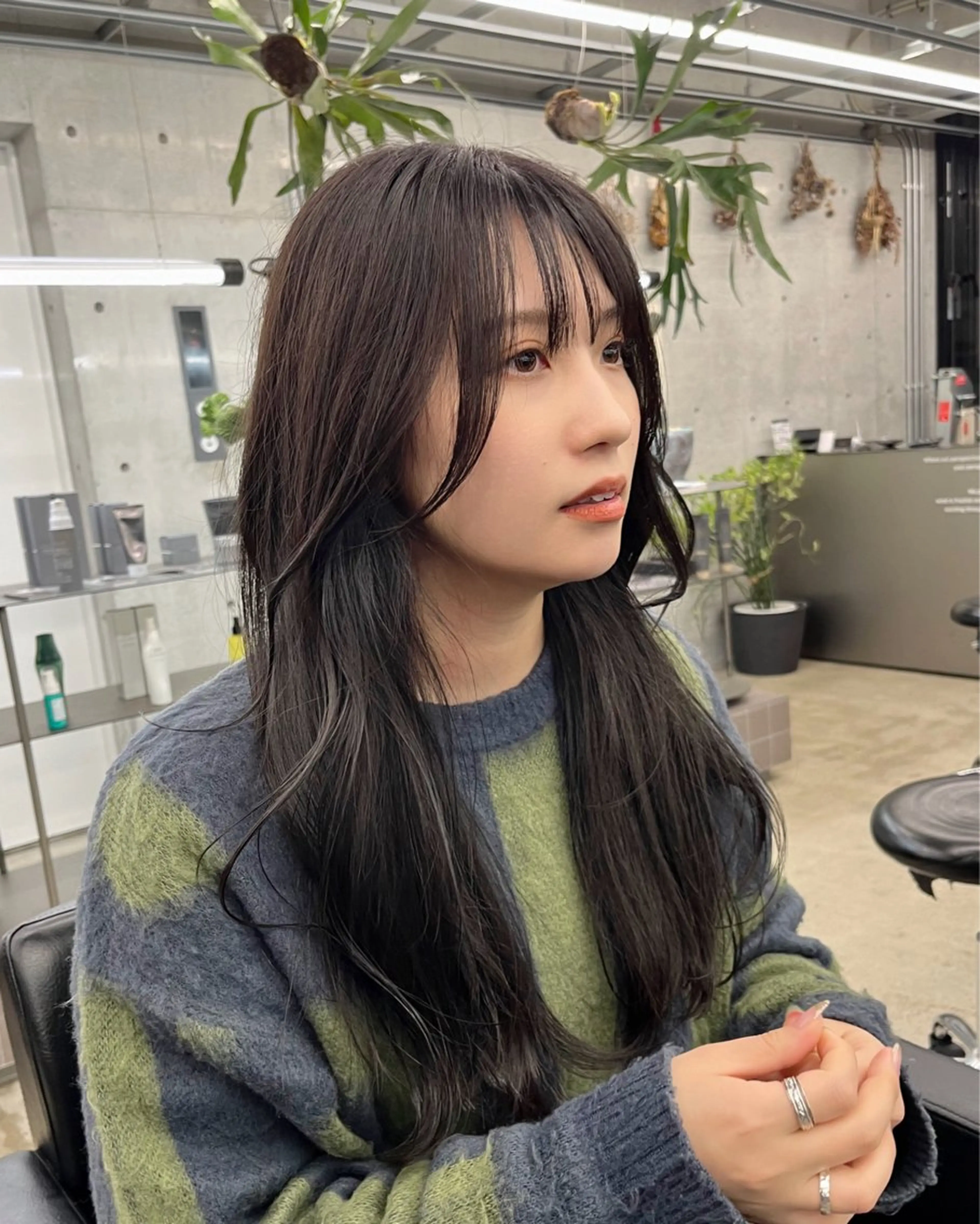 ロング カラー カット ヘアカラー ダブルカラー/ ケアブリーチ/クニトのヘアスタイル