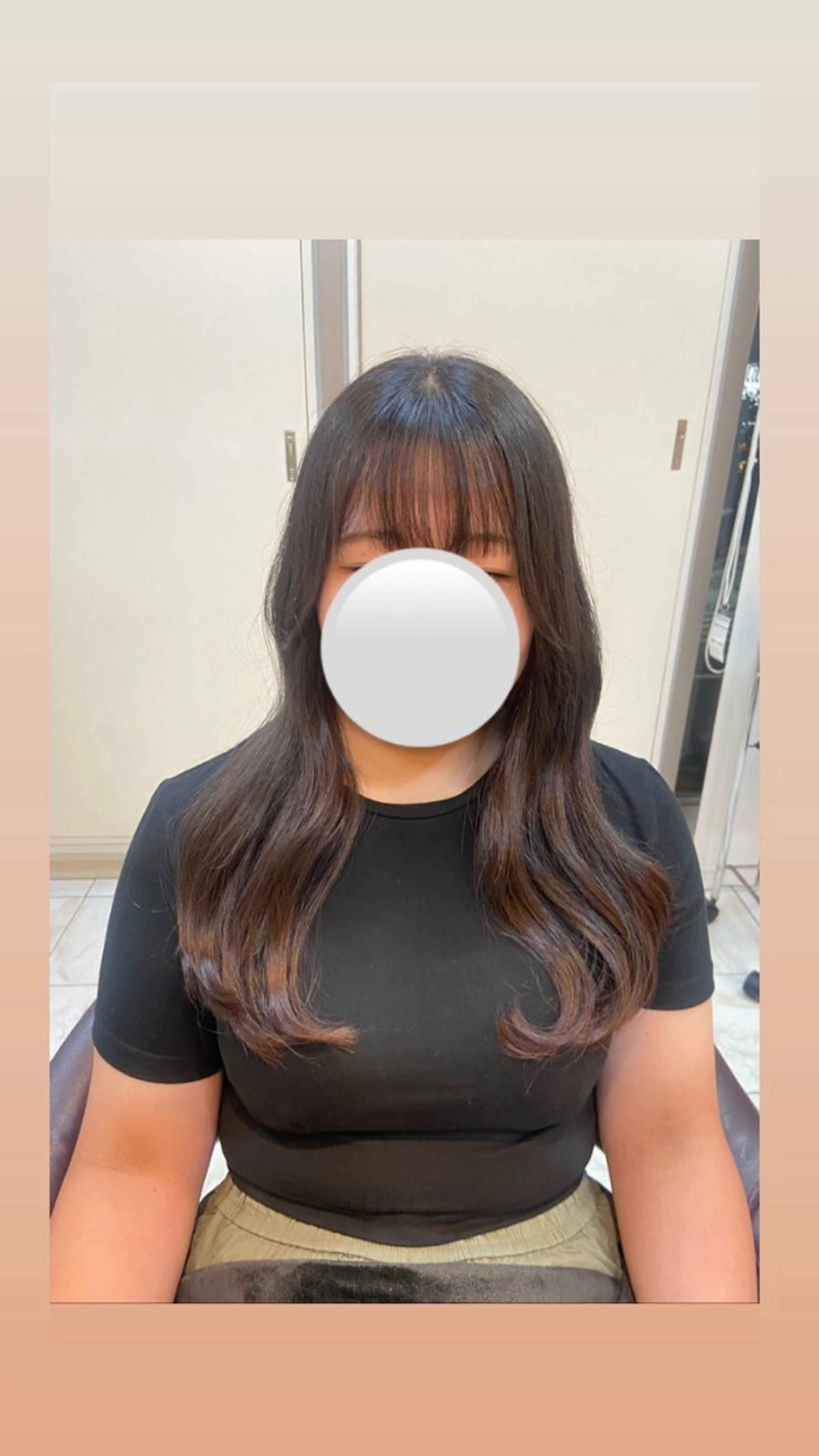 ロング 韓国風ヘア 🎀透明感カラー 🐈ナズナのヘアスタイル