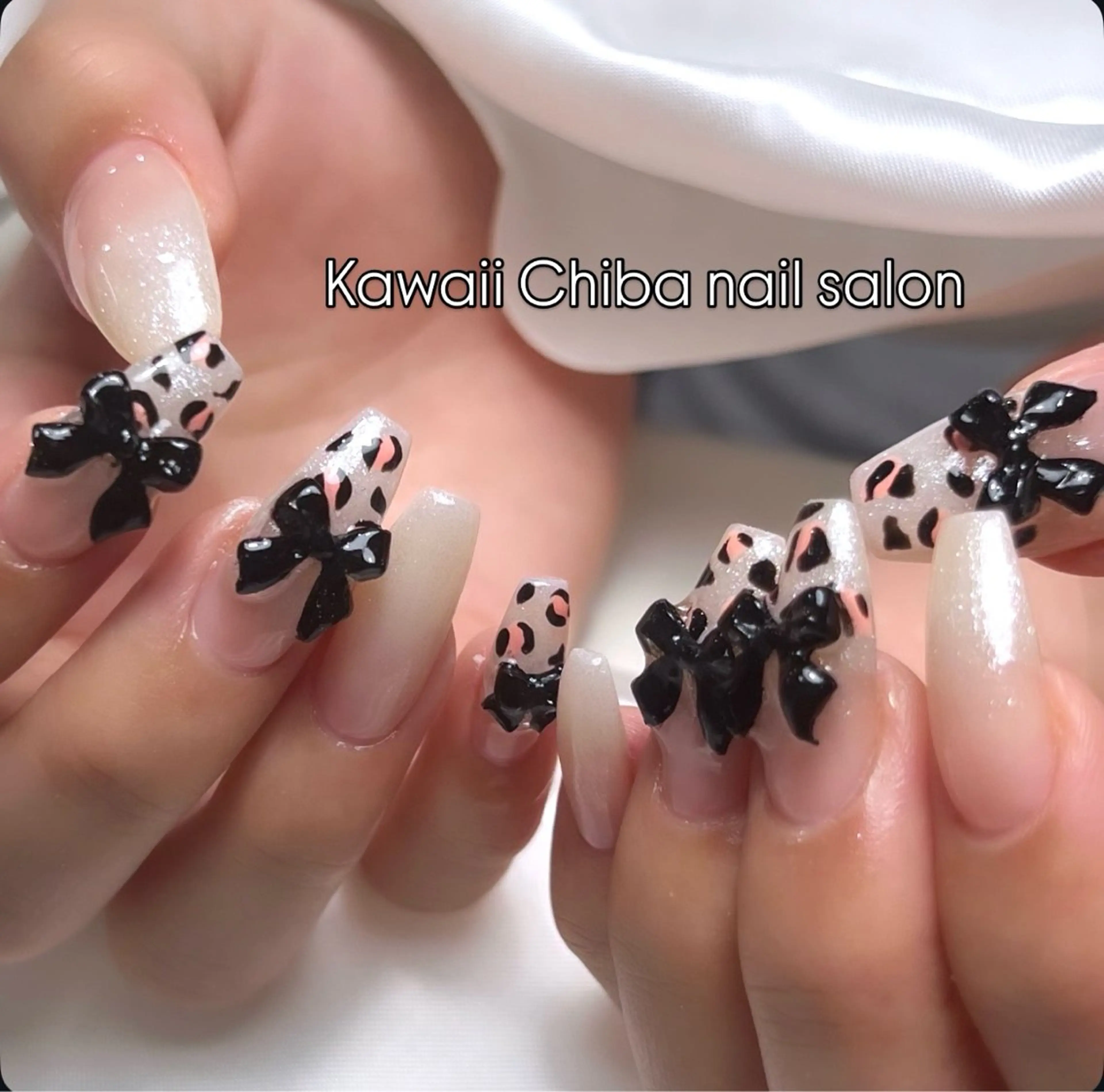 ネイル 長さ出し フレンチネイル ジェルネイル ガーリー 韓国ネイル Kawaii Chiba nailのネイルデザイン