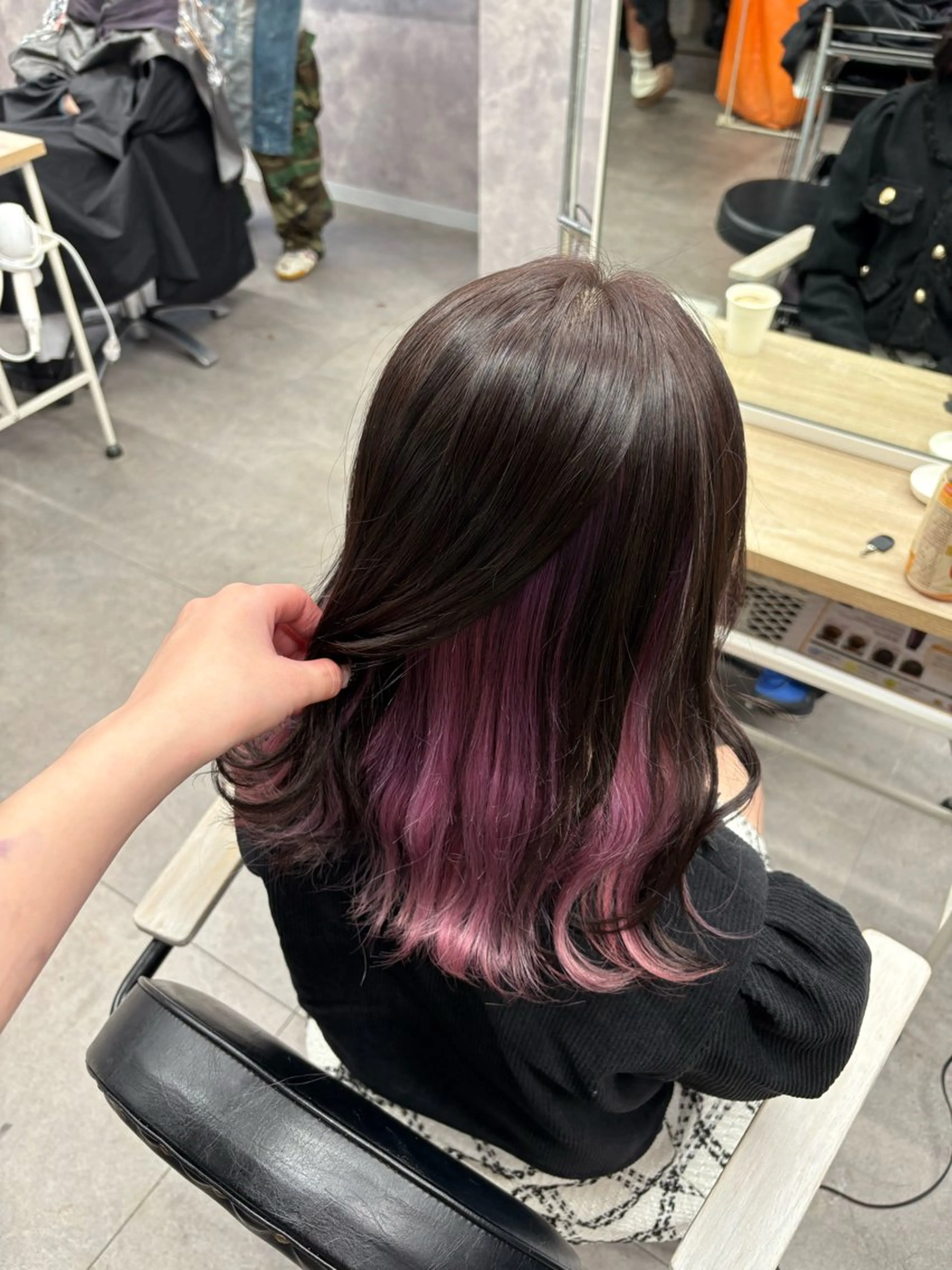 セミロング ヘアカラー トリートメント 🍒RIO🍒 愛されガーリーのヘアスタイル