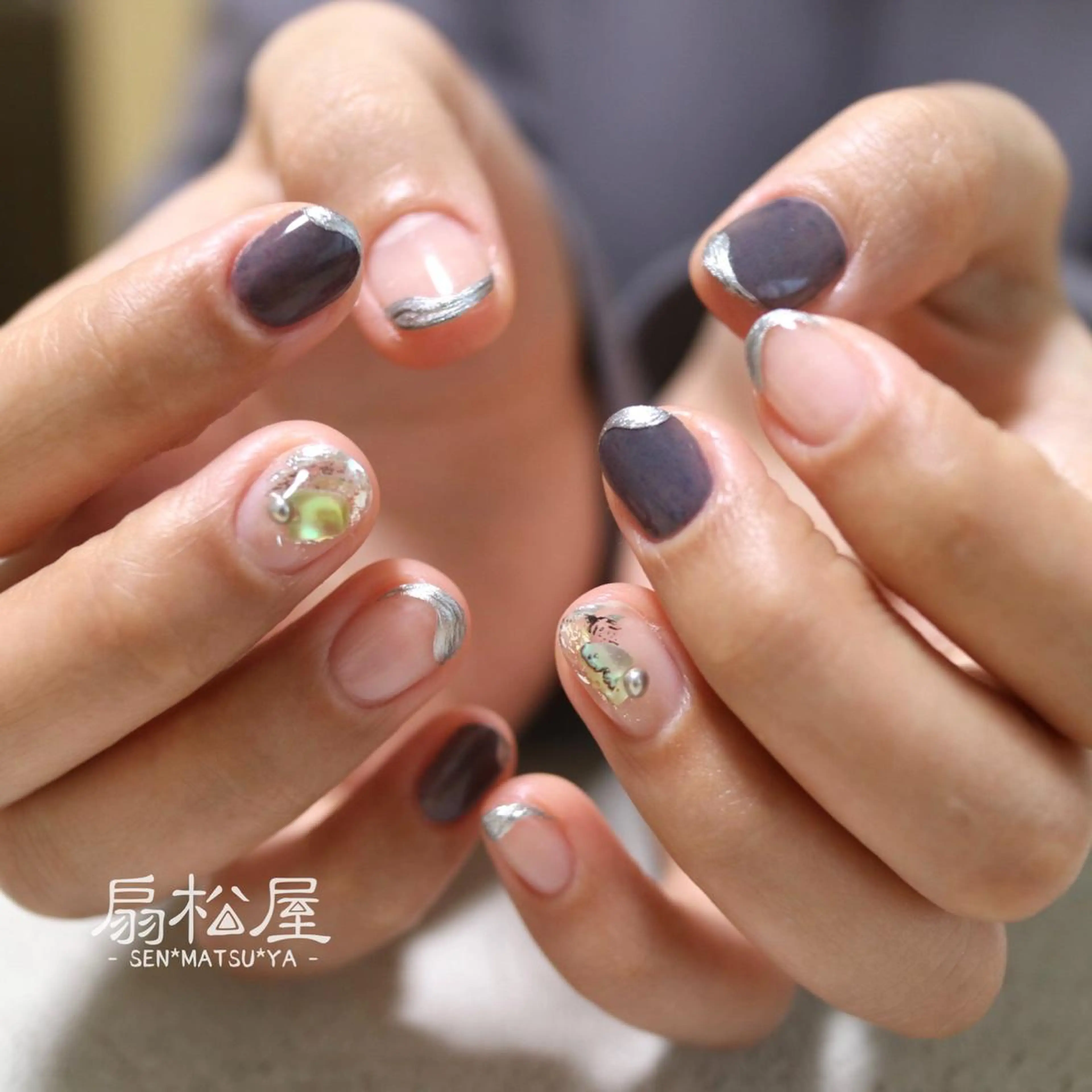 ネイル 扇松屋 marie.nのネイルデザイン