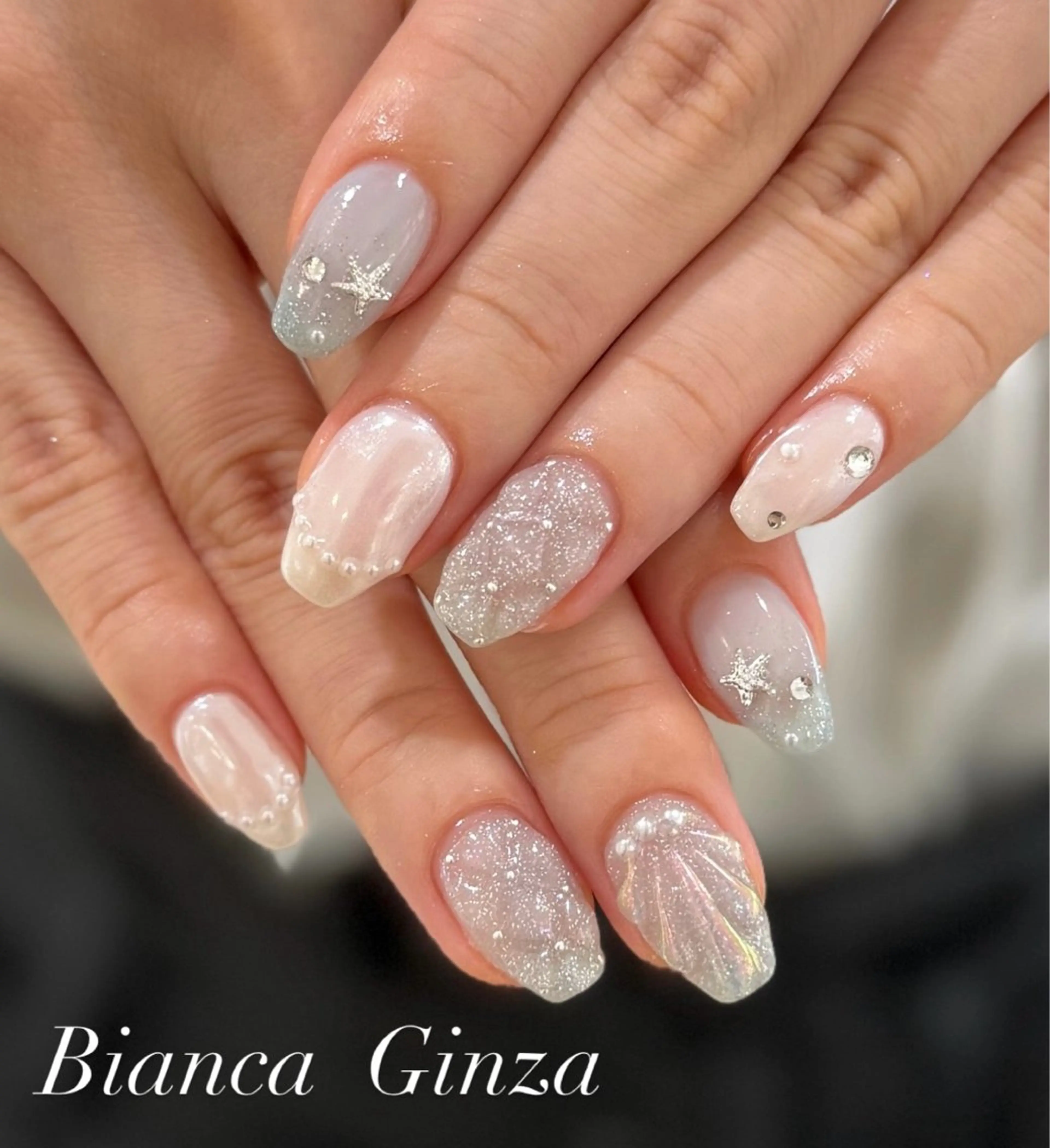 ネイル Bianca  銀座 Nagataのネイルデザイン