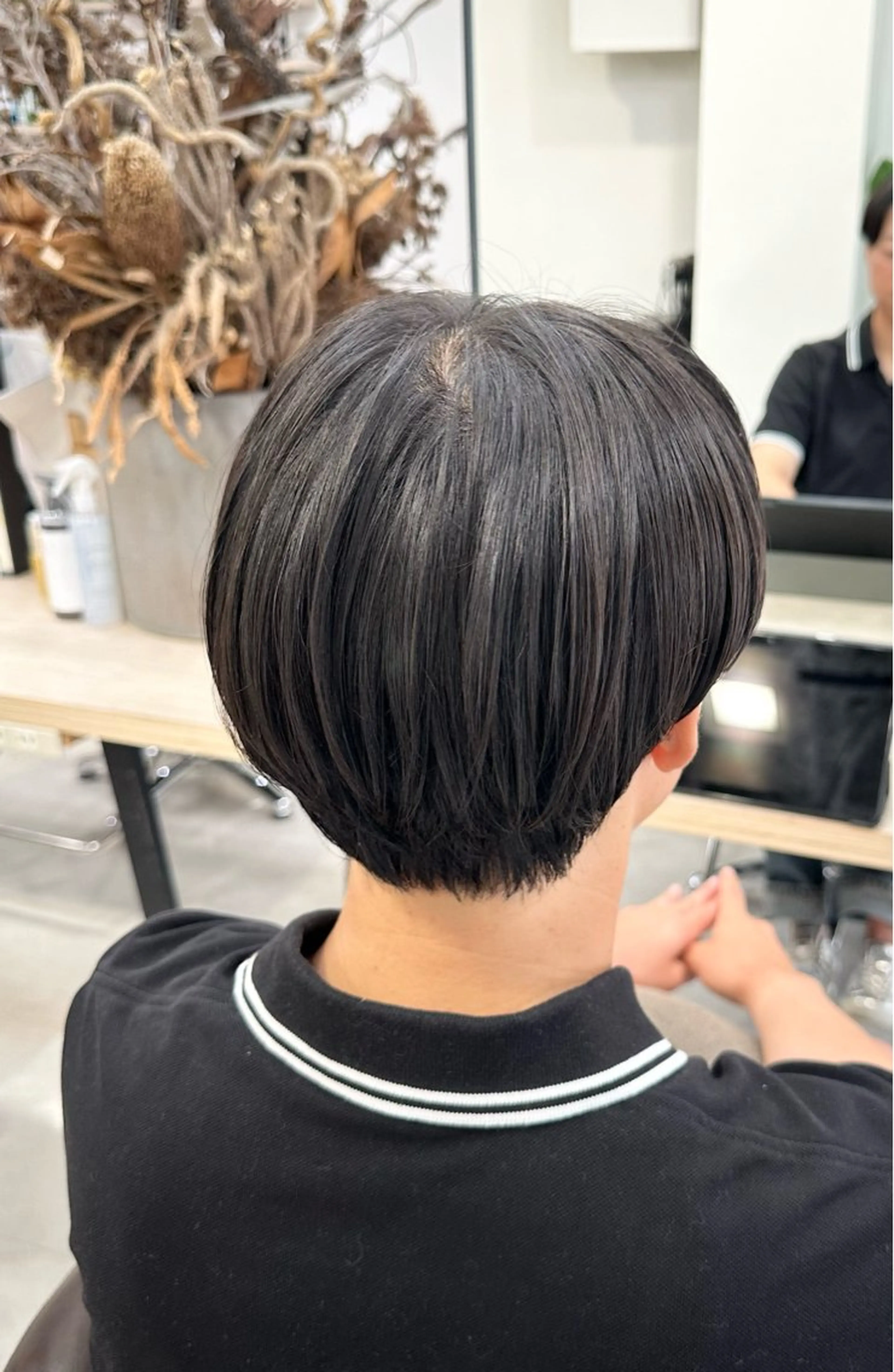 ショート 地毛風縮毛矯正 / ショート/ボブ/平山のヘアスタイル