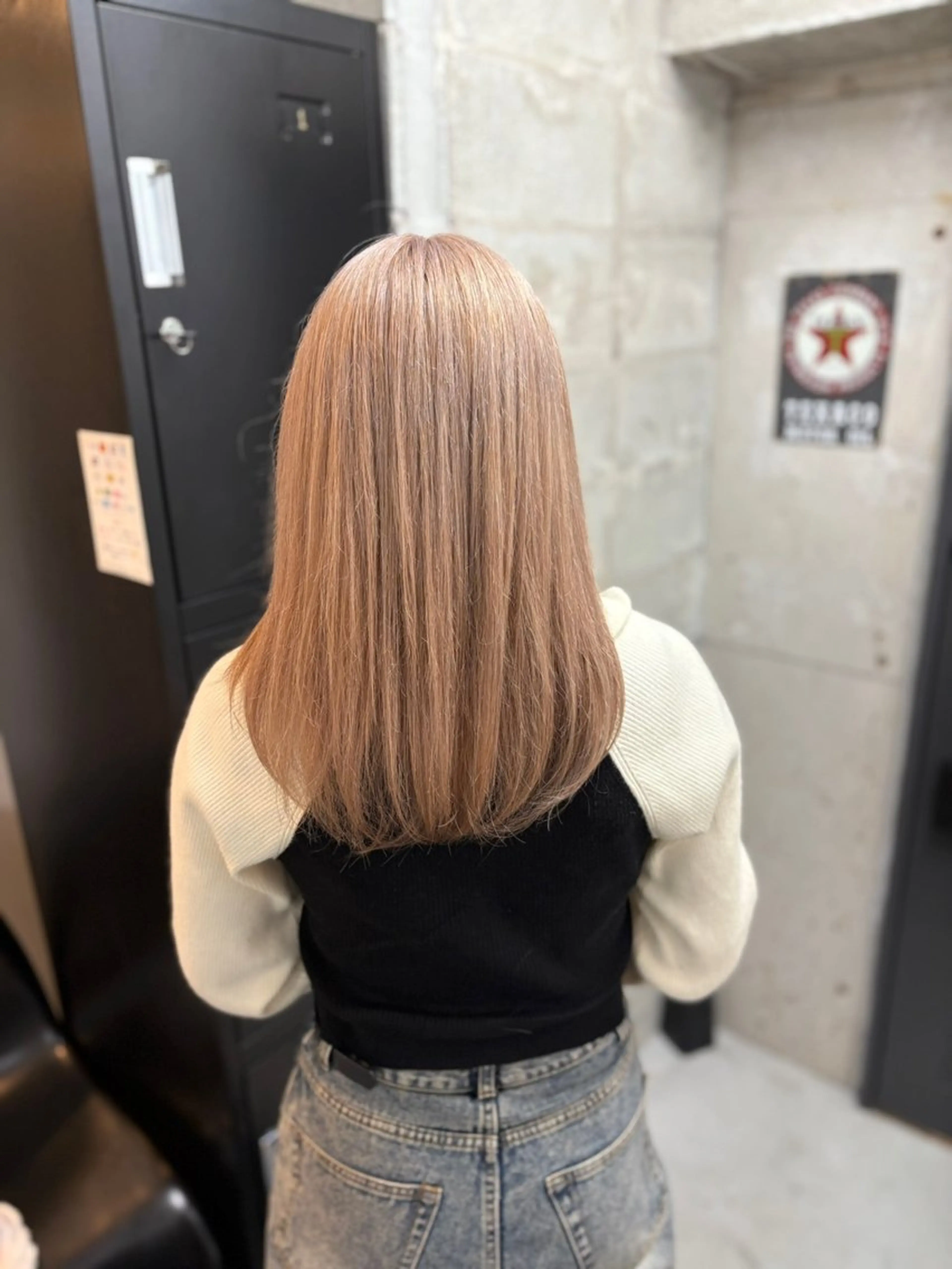 セミロング 薬院/駅近/ カラーモデル/募集中のヘアスタイル