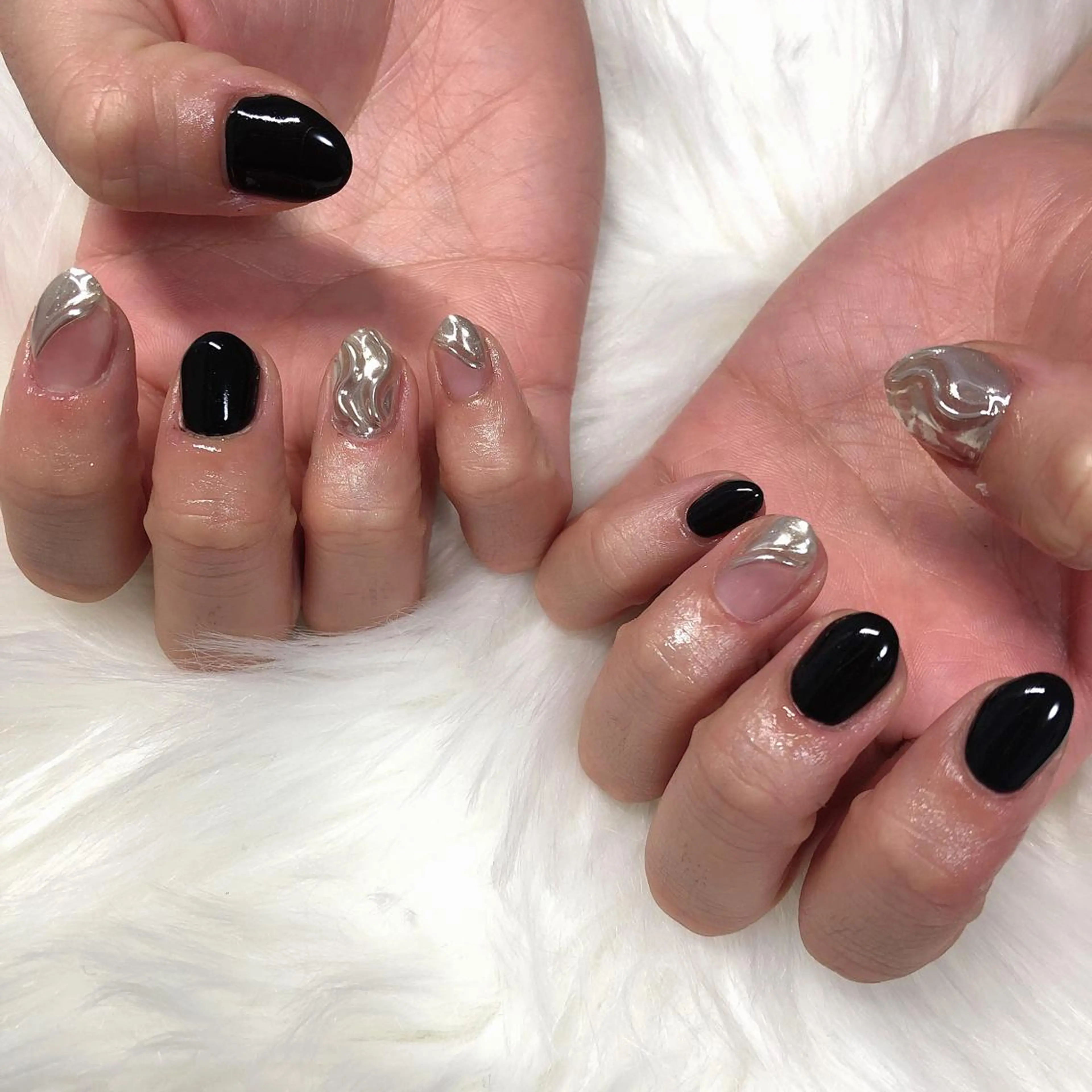 ネイル ハンドネイル 西岡 杏のネイルデザイン