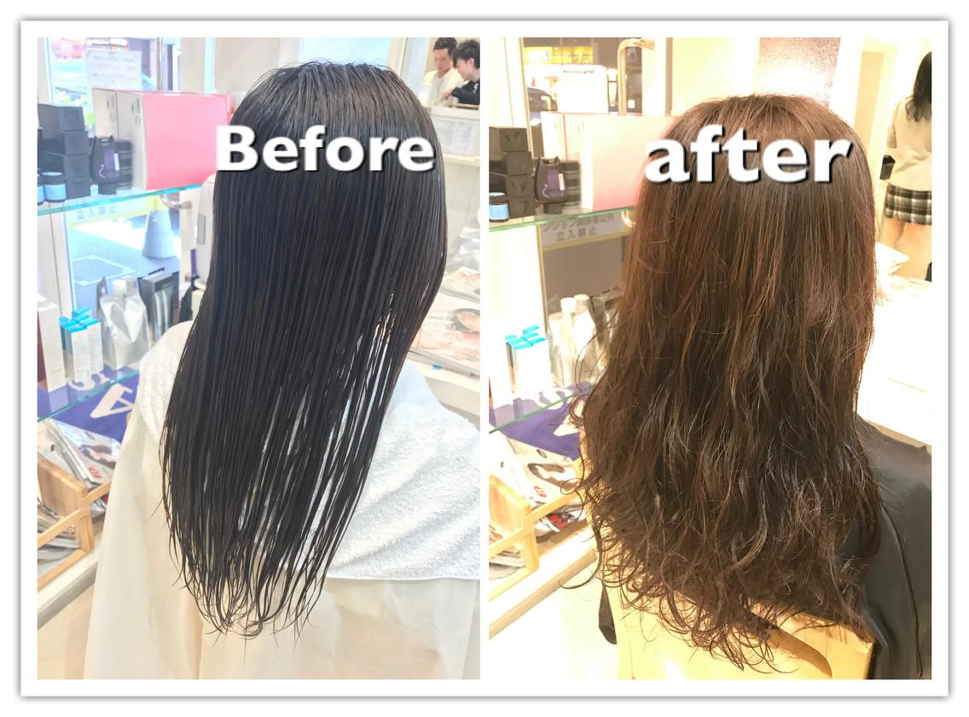 ロング カラー パーマ トリートメント デジタルパーマ はだゆうき @hadadan08のヘアスタイル