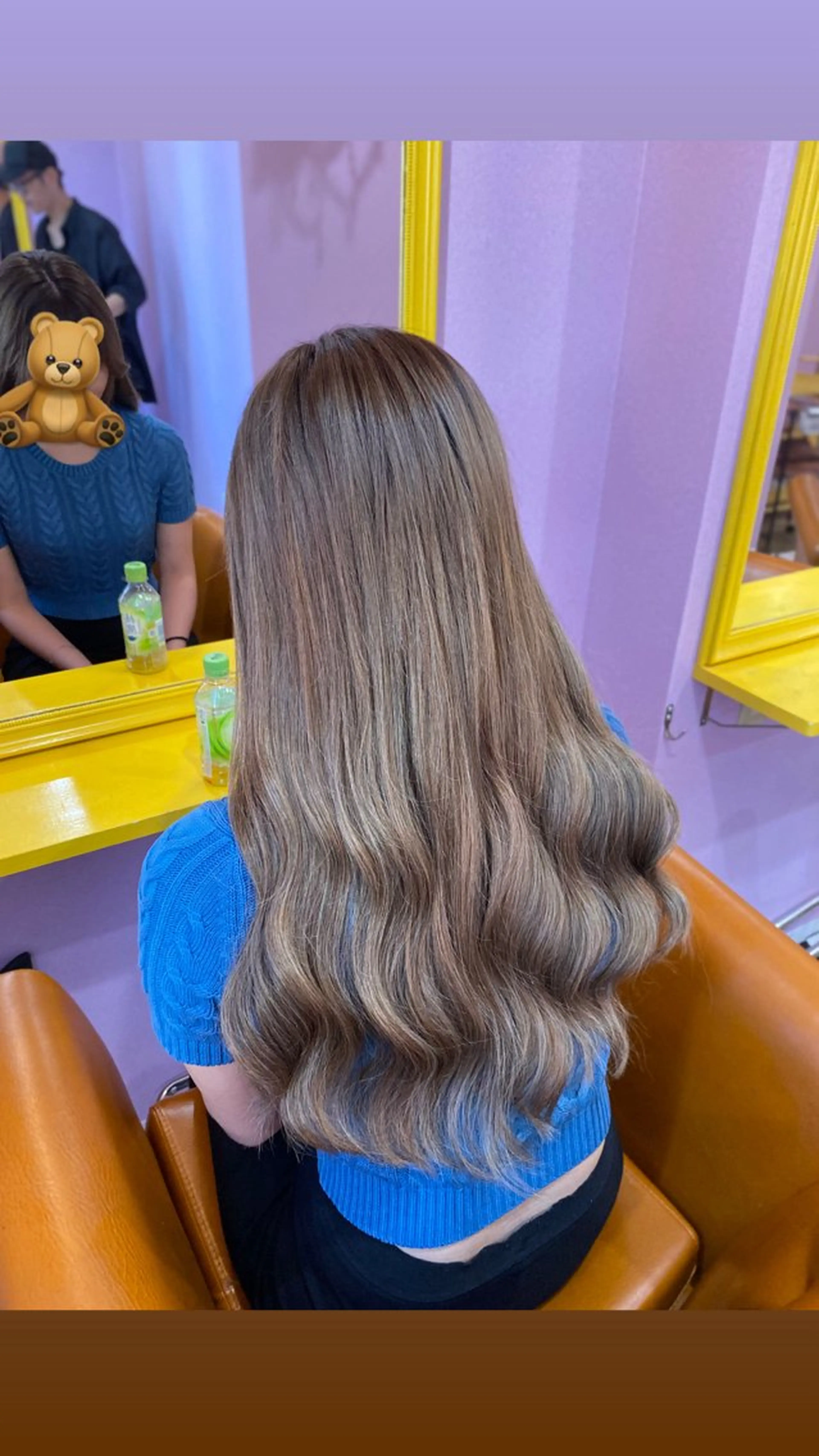 ショート アッシュ チビ編み込みエクステ どぅ〜す/YUIのヘアスタイル