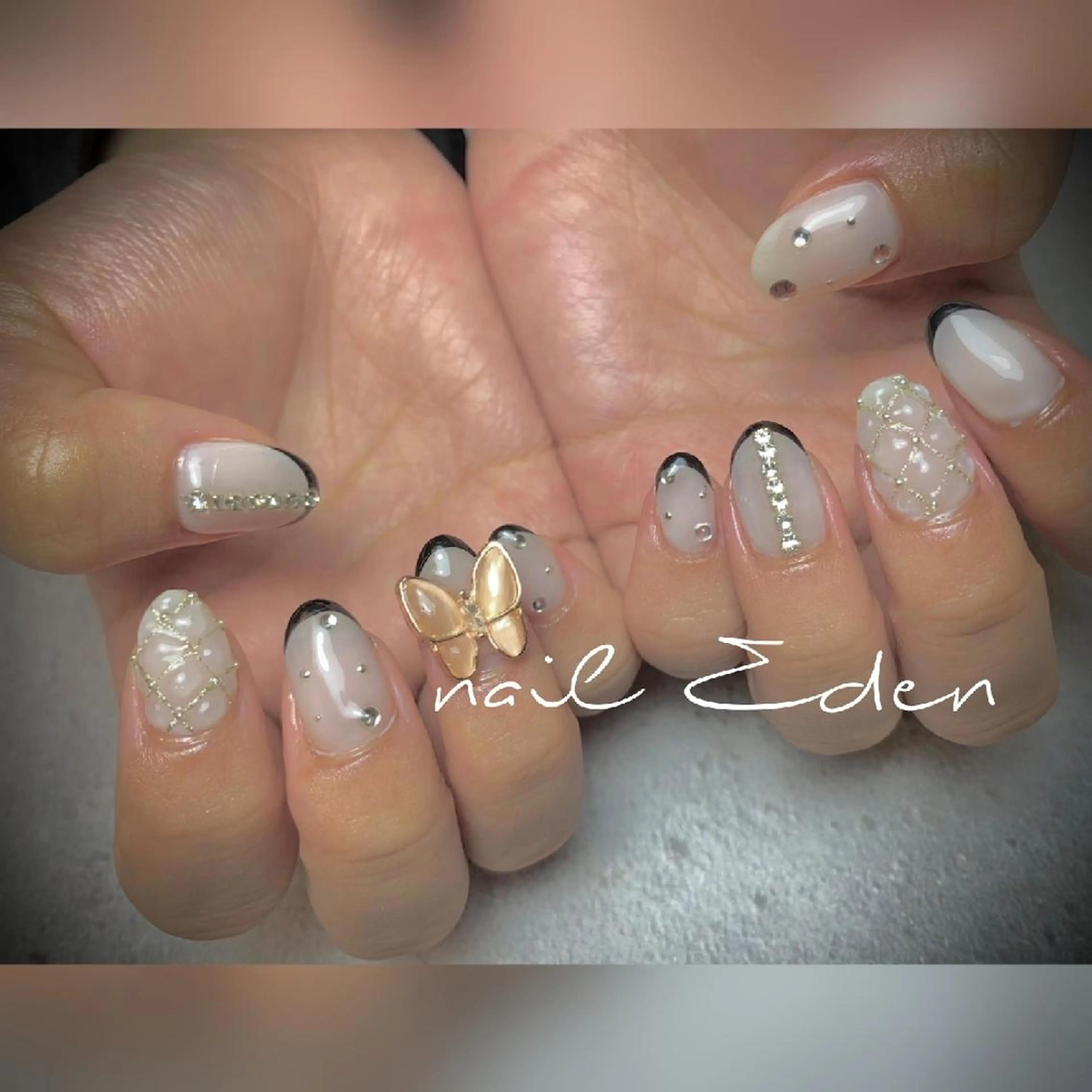 ネイル 持ち込み ハンドネイル ハンドケア Eden　private nail saron所属・Eden ♾️のネイルデザイン