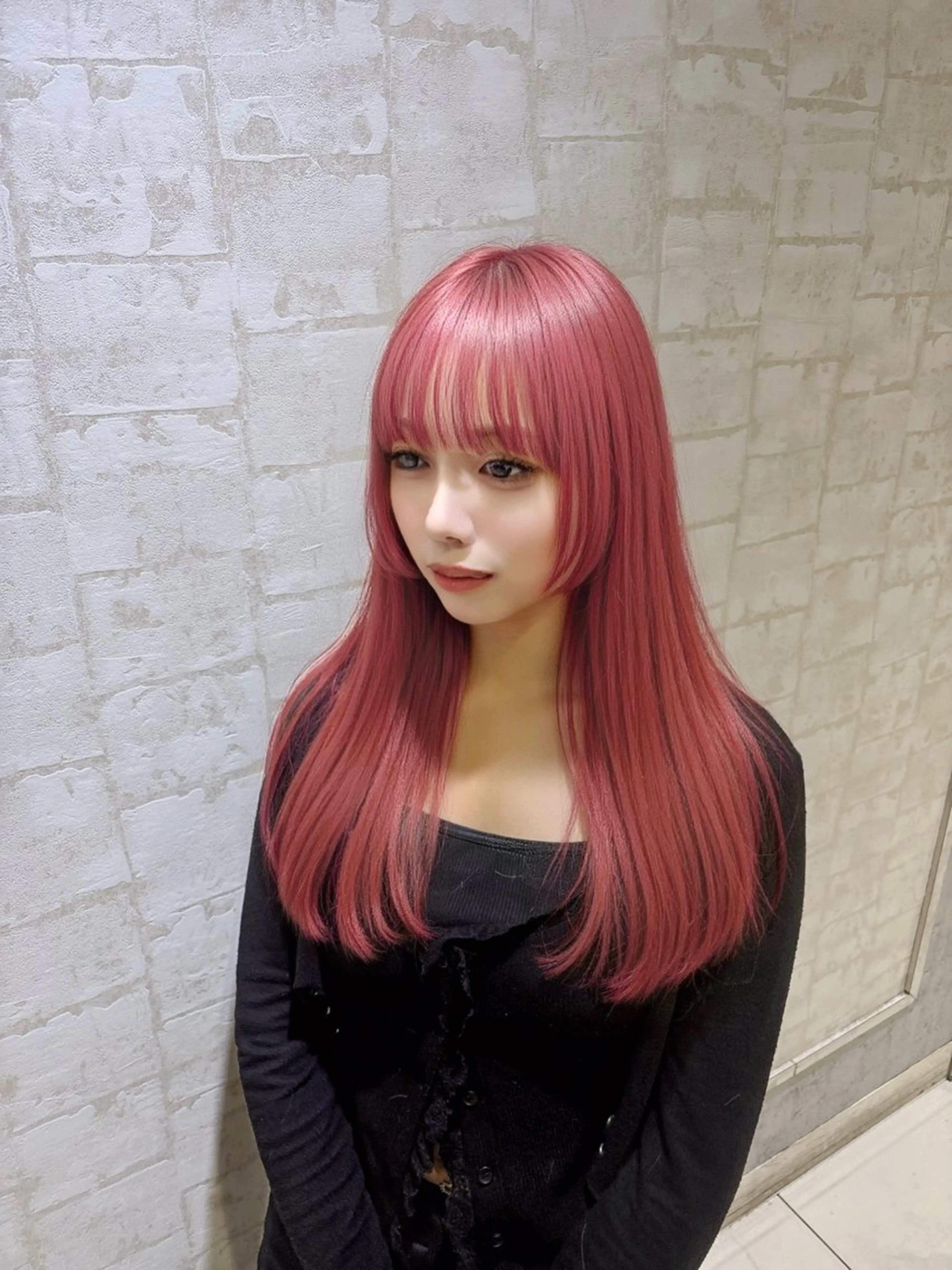 ロング カラー ヘアカラー 韓国レイヤー/カラー 🐈‍⬛💗miyuのヘアスタイル