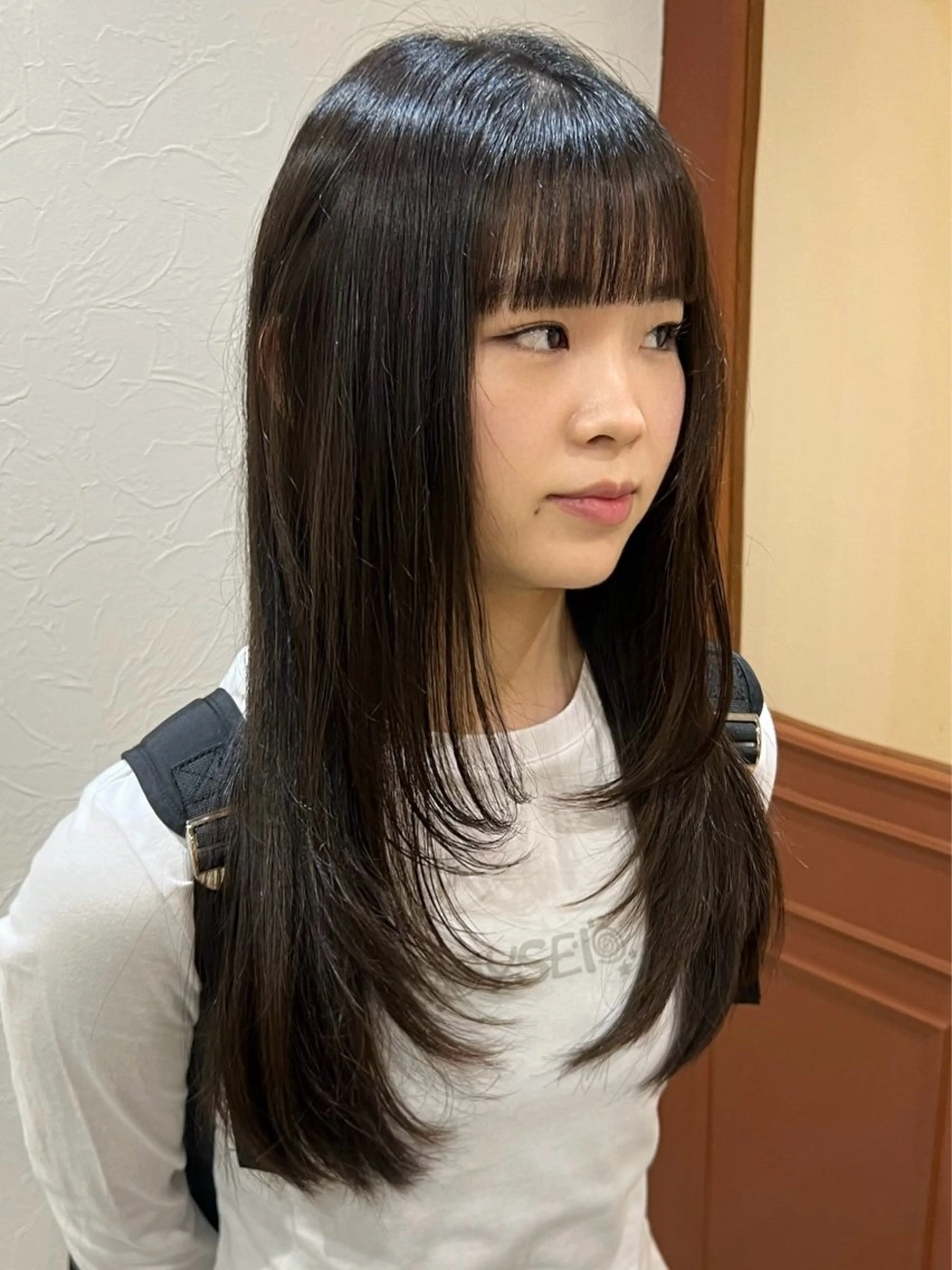 ロング カラー カット ヘアカラー トリートメント Kasumi /伏見 /髪質改善/ロングのヘアスタイル