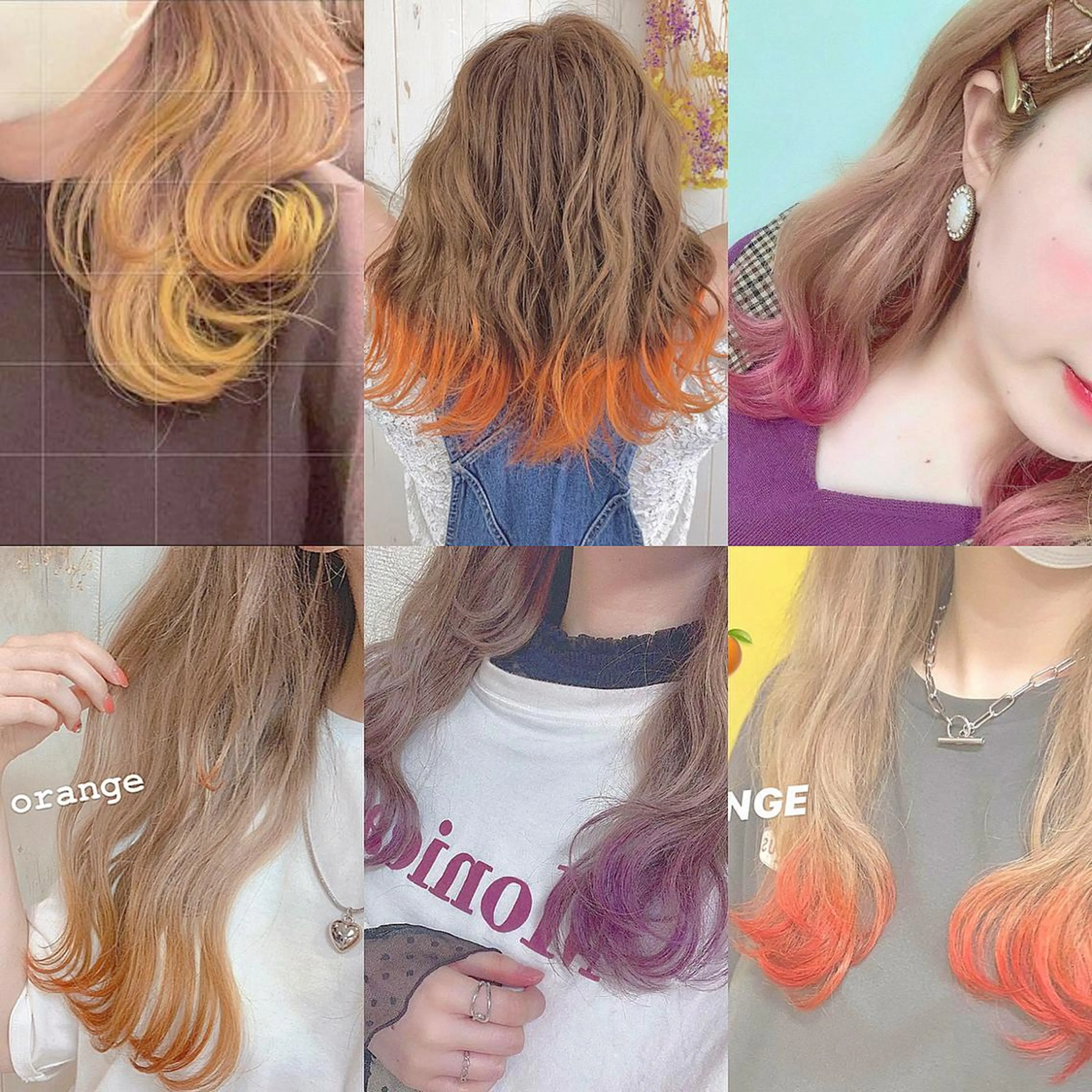 カラー ヘアカラー トリートメント 渋谷:インナーカラー ／🍒エリカ🍒のヘアスタイル