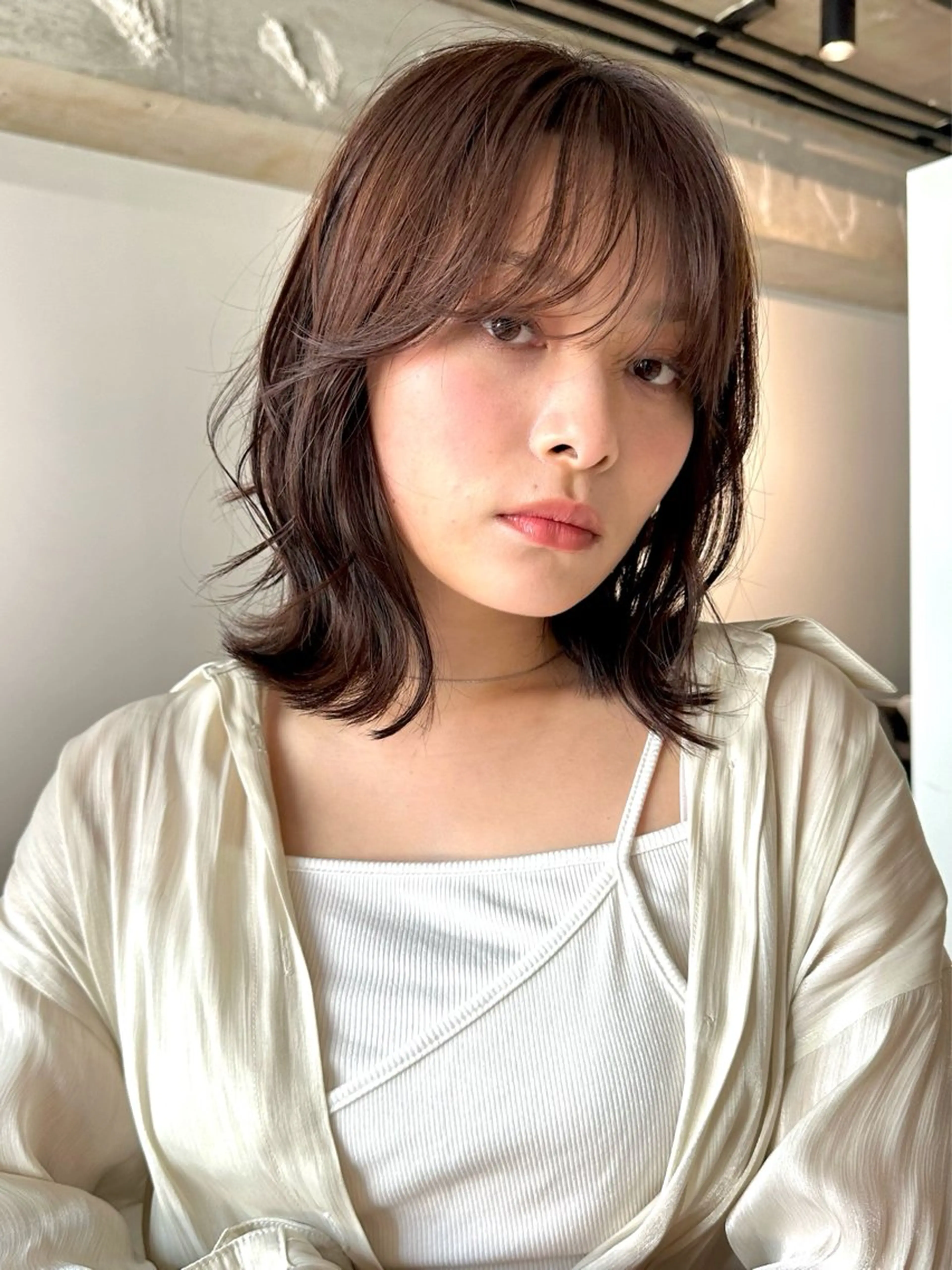 ショート カラー パーマ 🫧小顔×似合わせ× 透明感カラー🫧のヘアスタイル