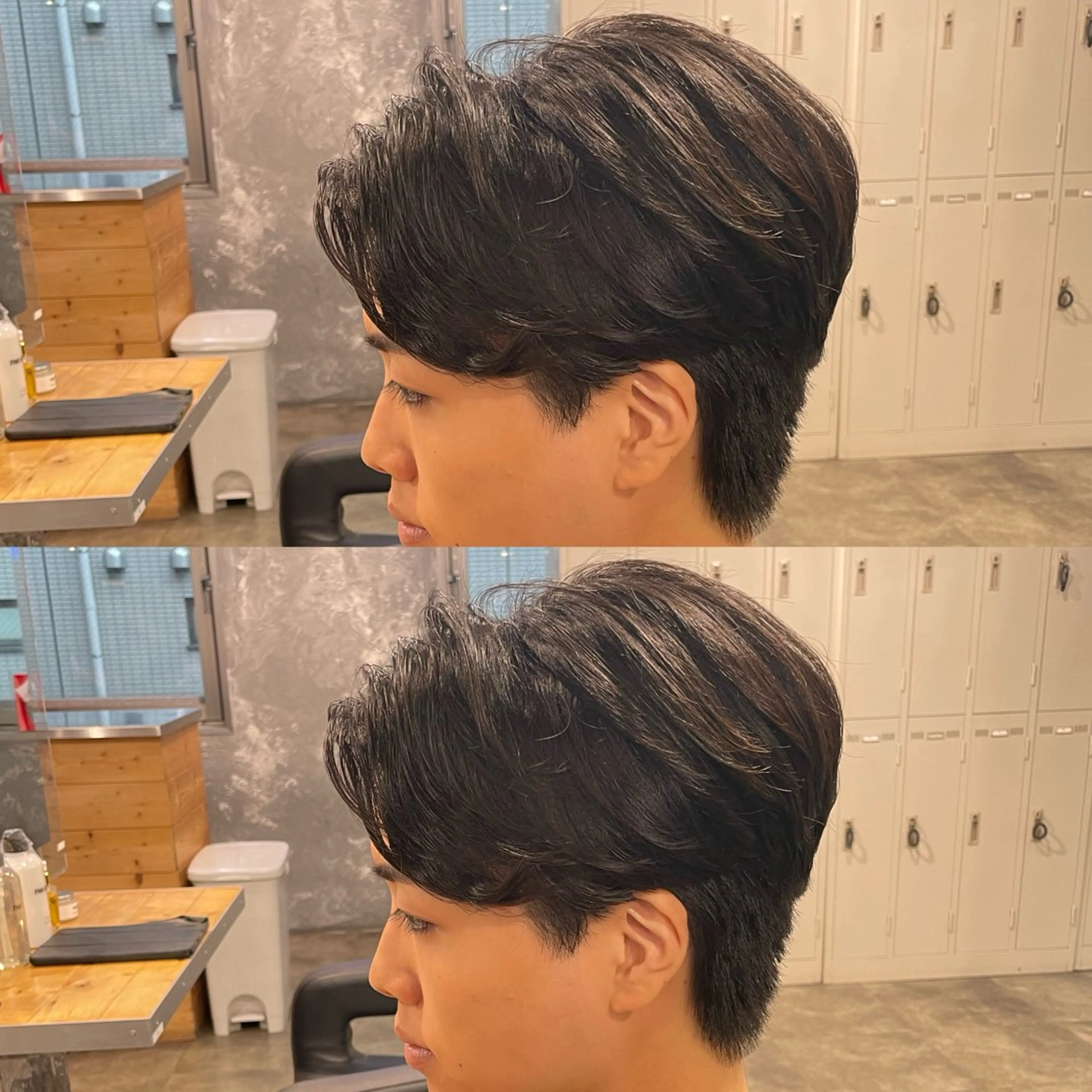 メンズ カット 縮毛矯正 トリートメント 艶髪/透明感🪽 DISCO🪽のヘアスタイル