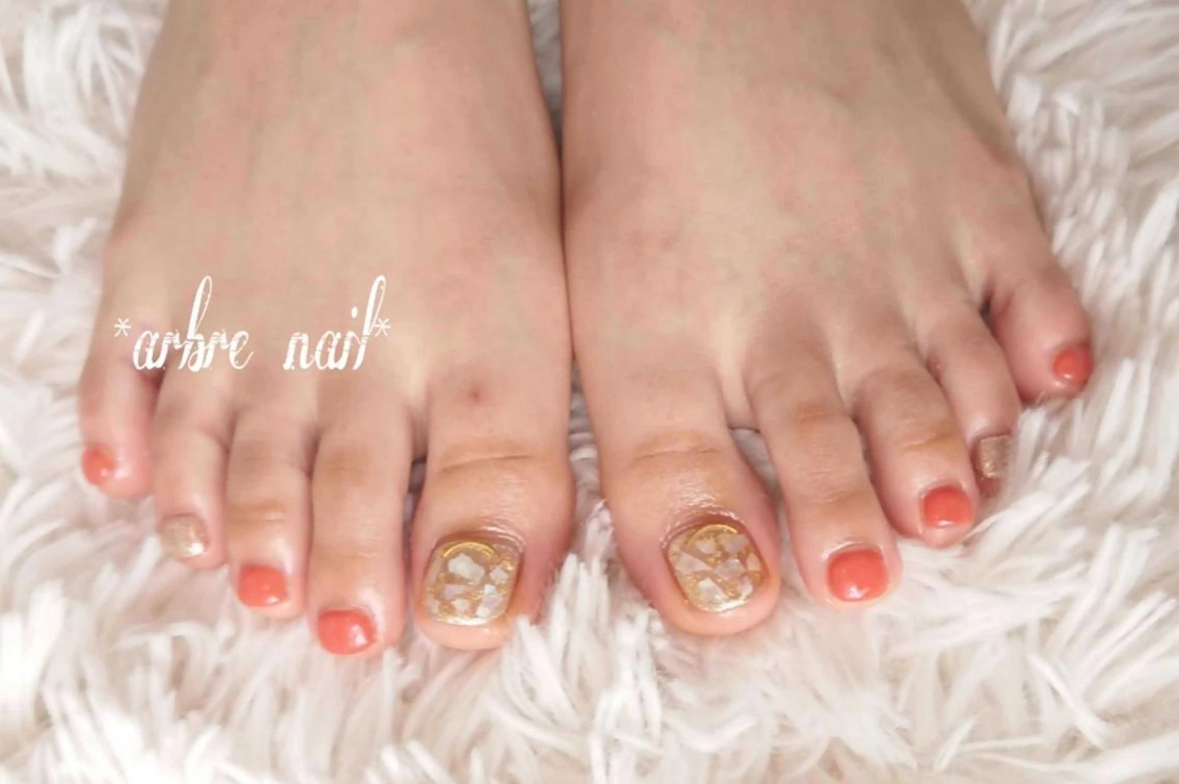ネイル フットネイル ＊arbre nail＊.アーブルネイル所属・✯.。 arbre  nail 。✯.のネイルデザイン