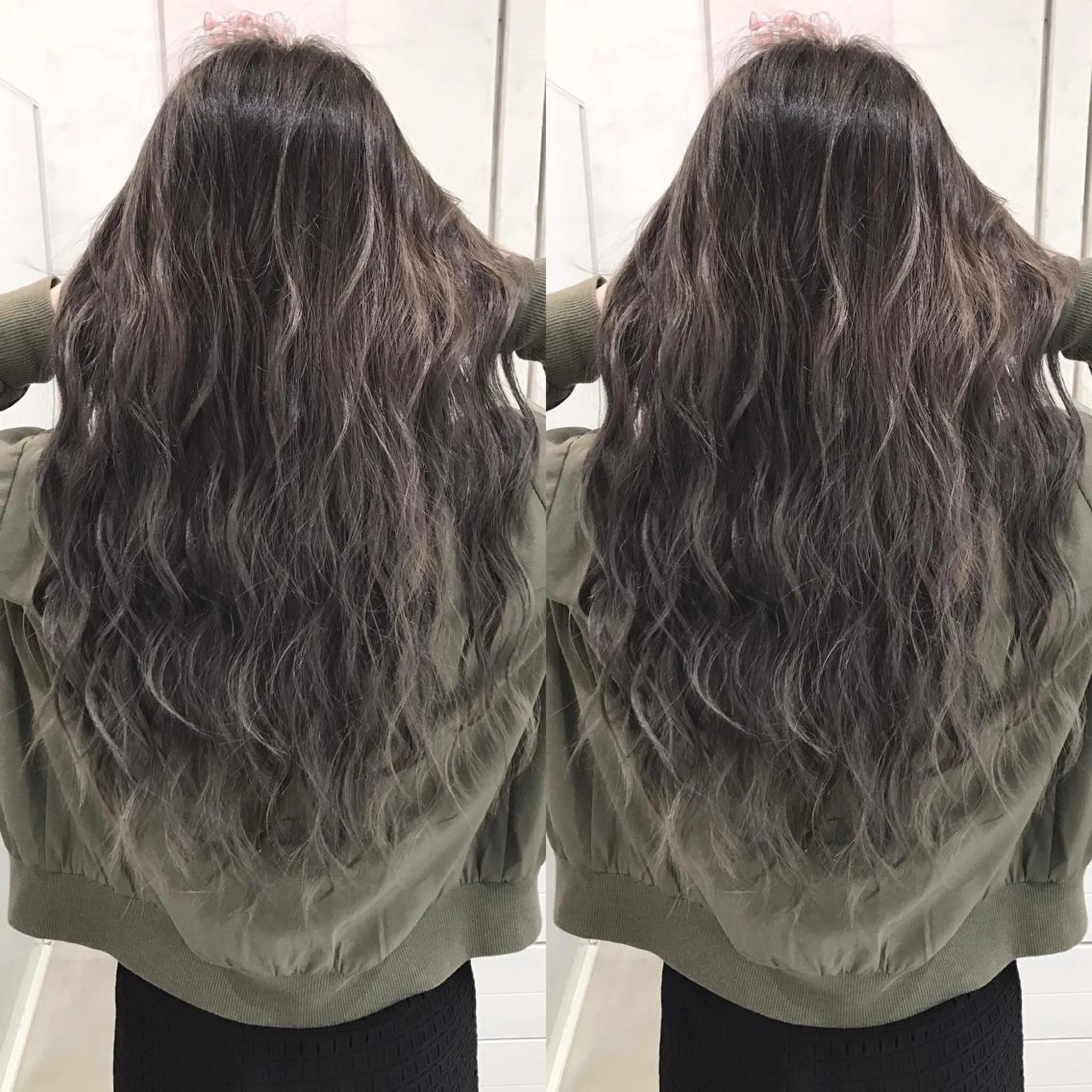 ロング カラー ヘアアレンジ バレイヤージュ ハイライトカラー ハイライト レイヤーカット ヘアカラー トリートメント BANK'S hair所属・💐ケラチン 髪質改善寺坂雄飛💐のヘアスタイル