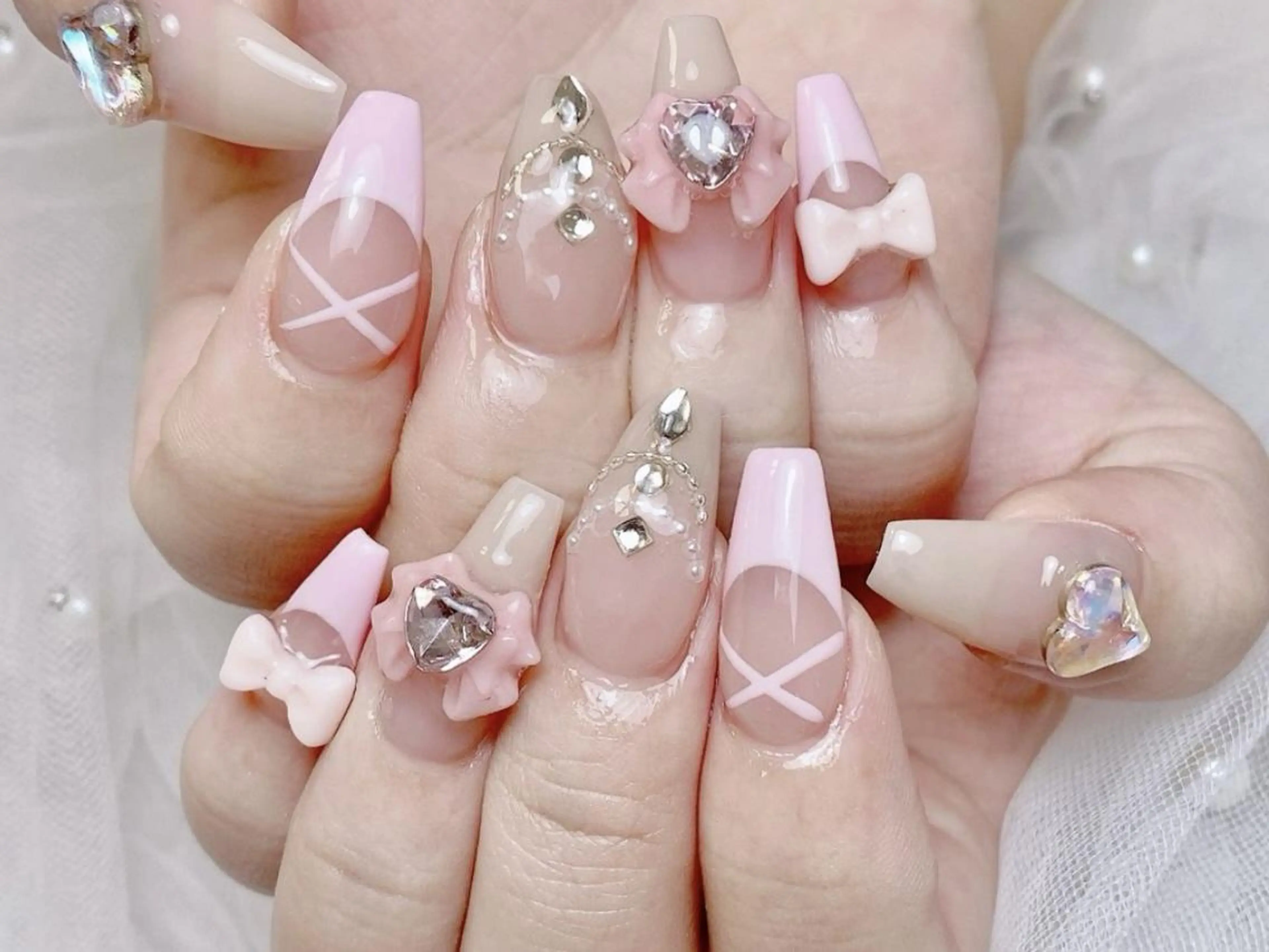 ネイル 持ち込み 🦋y y Nail 🤍のネイルデザイン