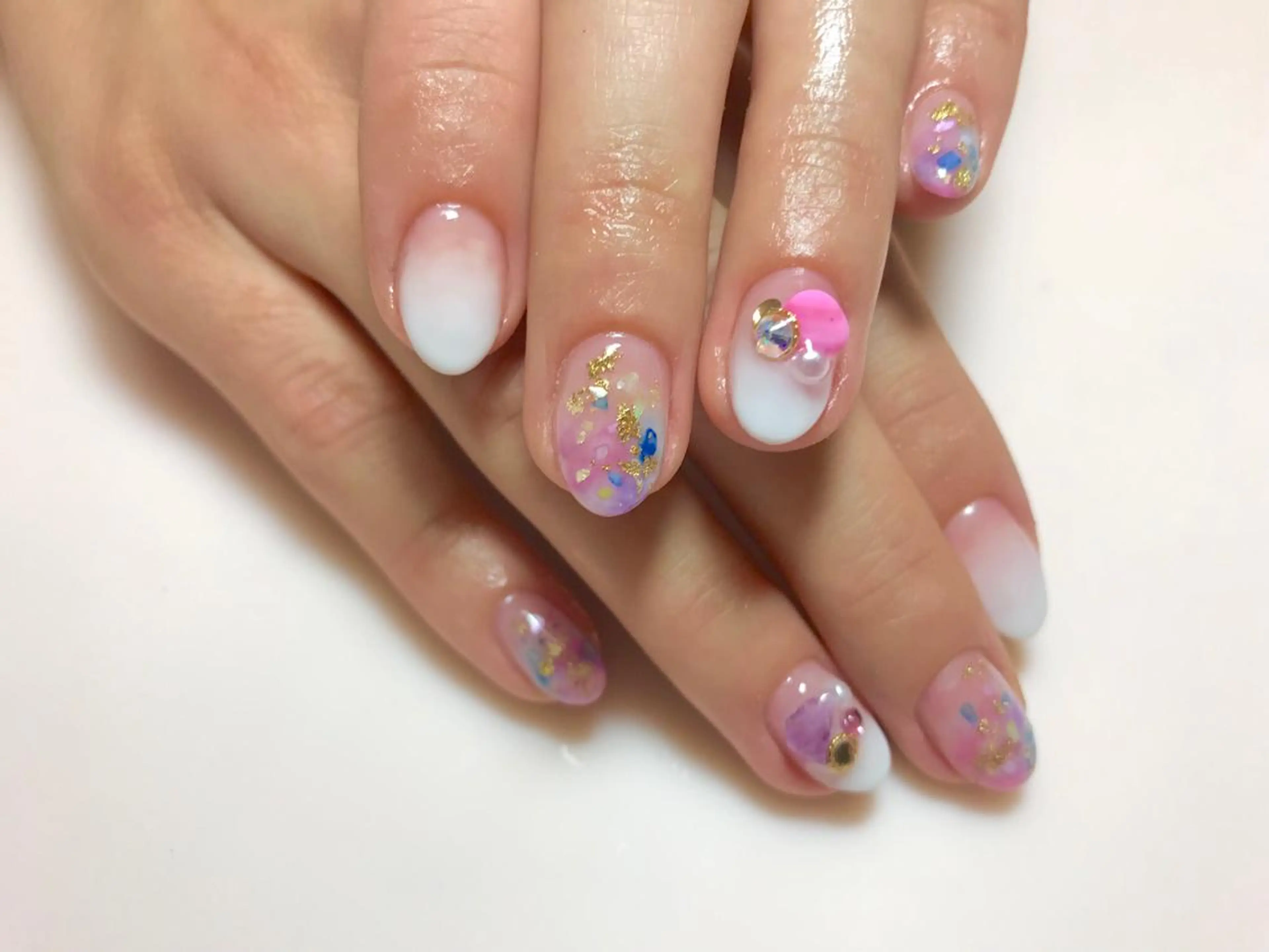 ネイル ピンク ハンドネイル Nail cottageのネイルデザイン