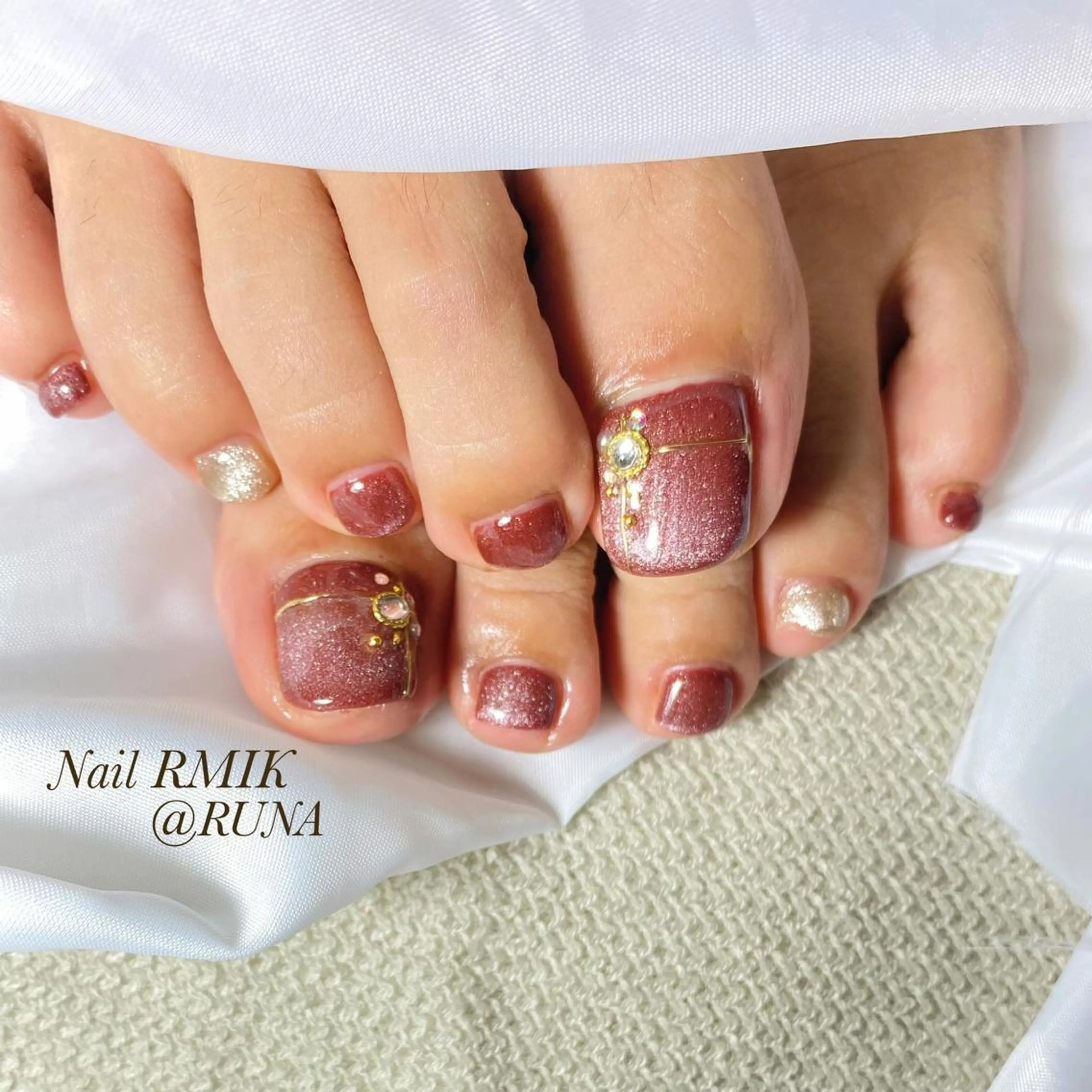 ネイル フットネイル nailsalon RMIKのネイルデザイン