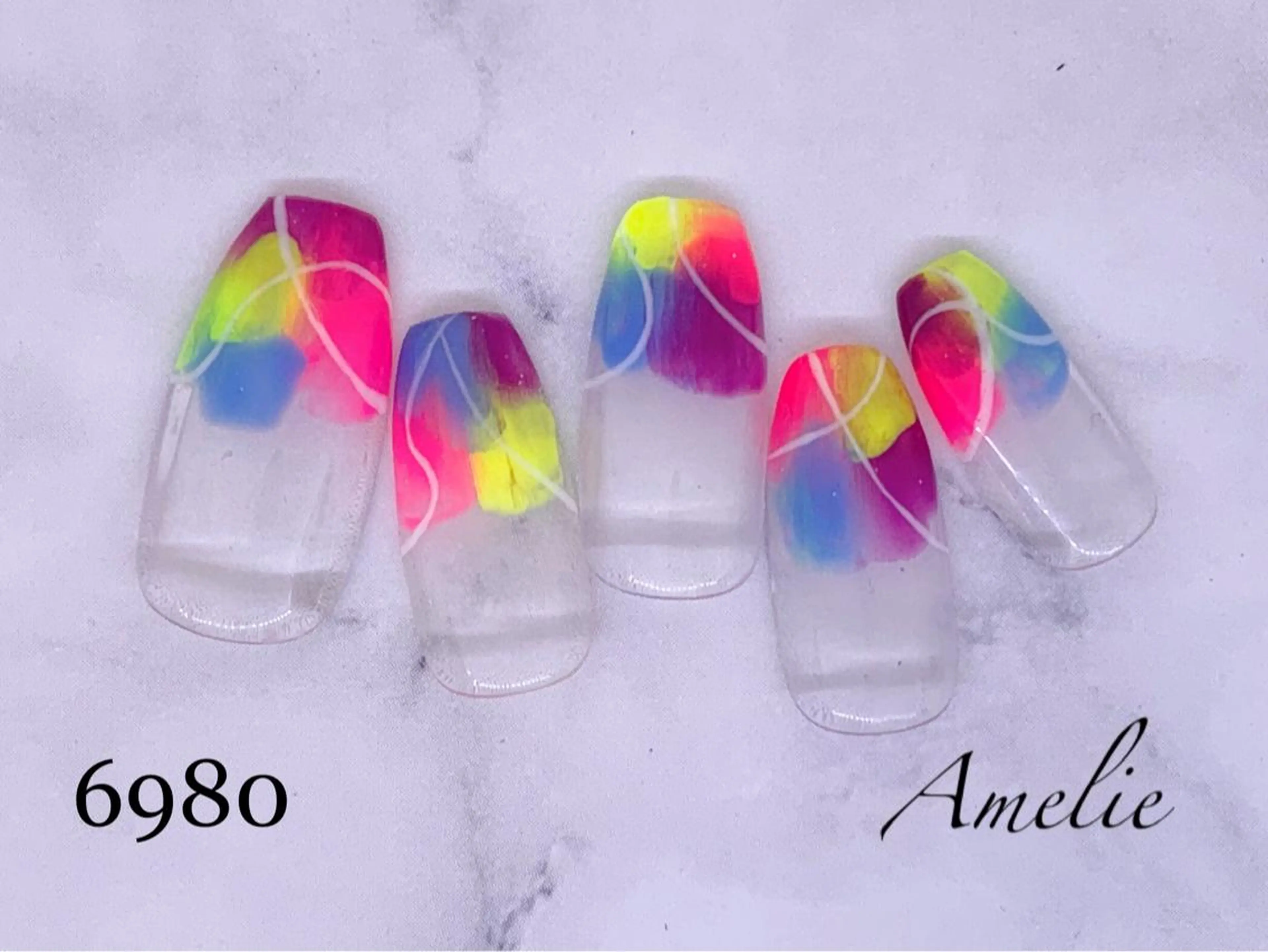 ネイル ハンドネイル いちじゅう あおいのネイルデザイン