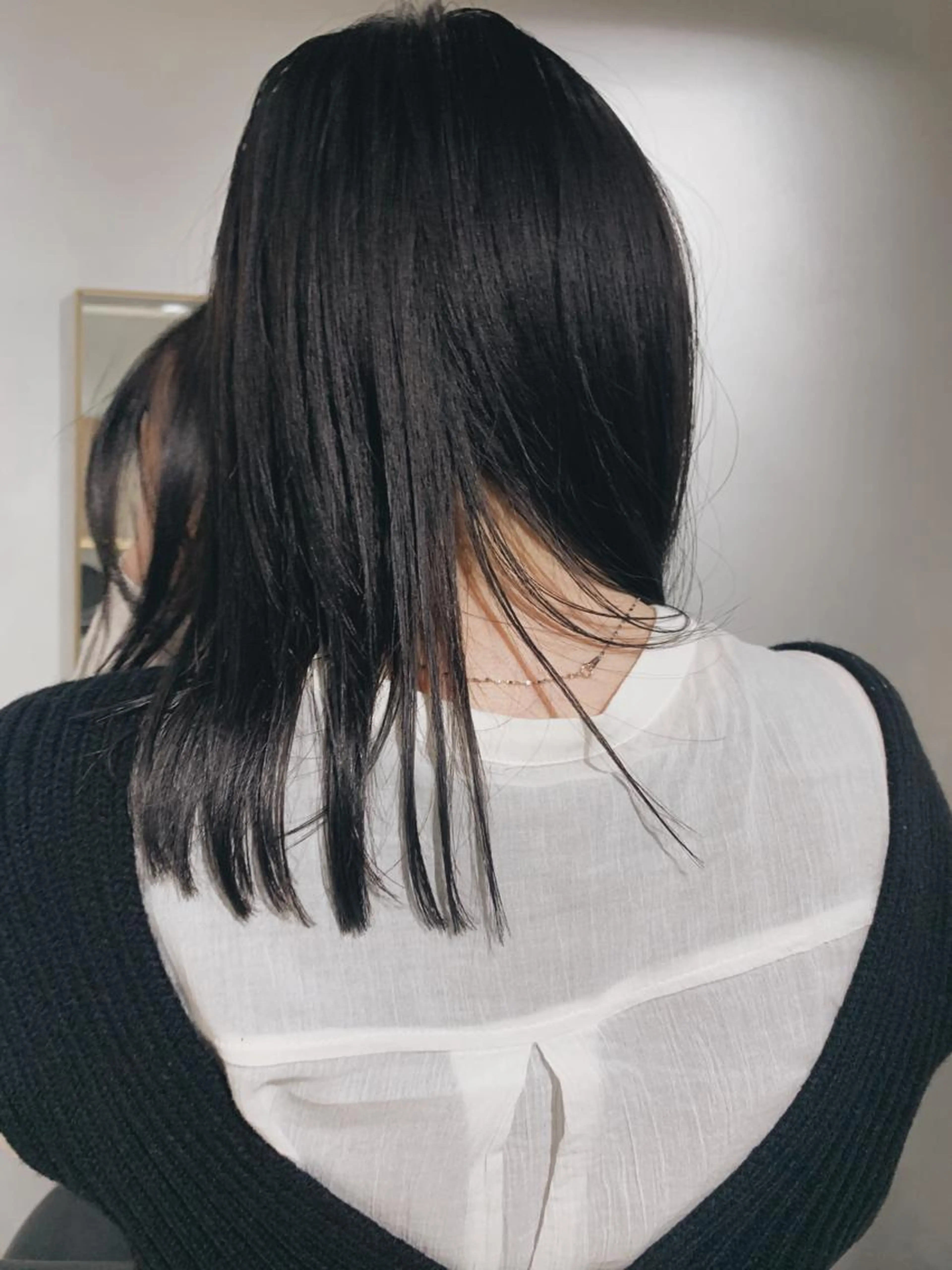 【暗染め】透明感のあるお洒落な地毛風カラーの写真