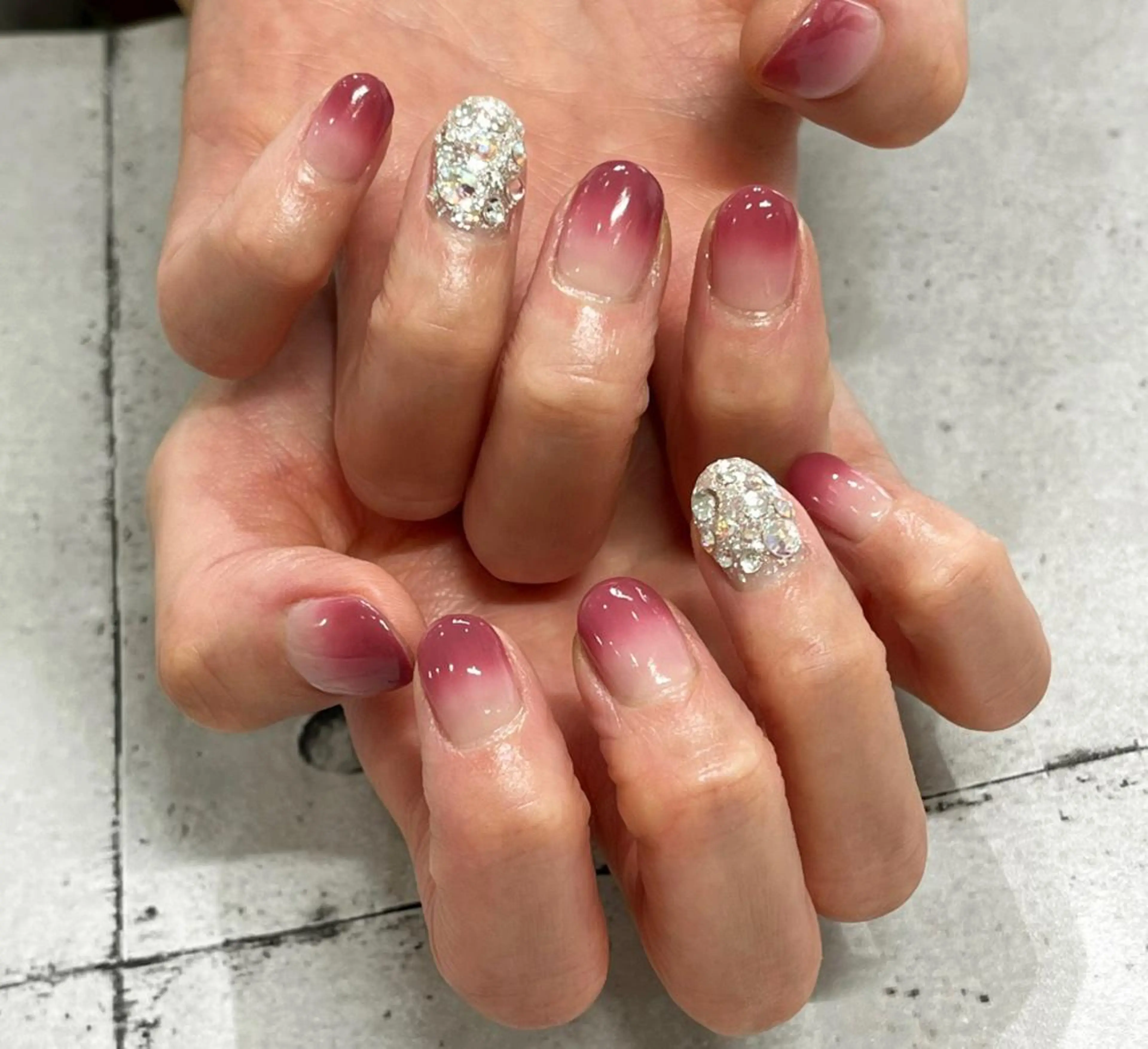 ネイル グラデーション ワンカラーネイル Glück ...所属・Glück... chikakoのネイルデザイン